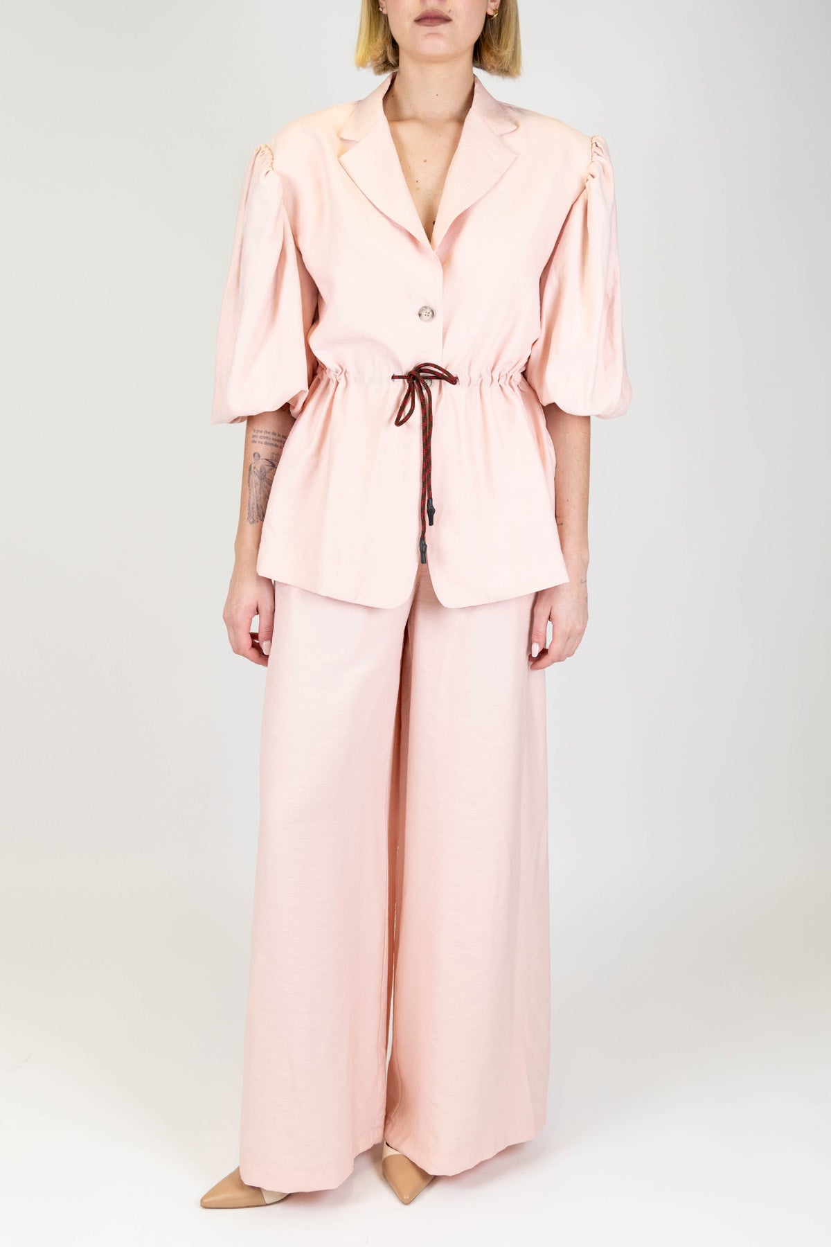 Motel - Pantalone palazzo in modal con elastico sul retro