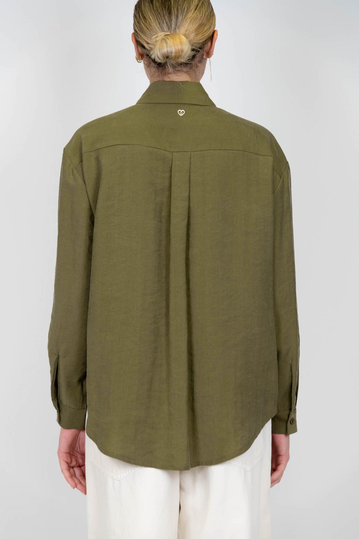 Please - Camicia con colletto in Lyocell