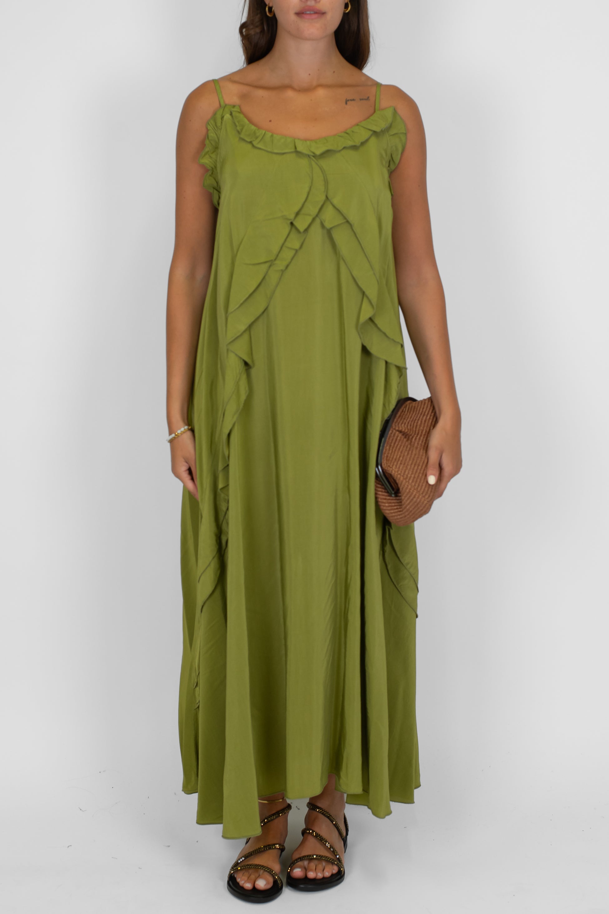 Abiti Lunghi Dixie Abbigliamento Donna Dixie Abito Lungo Con