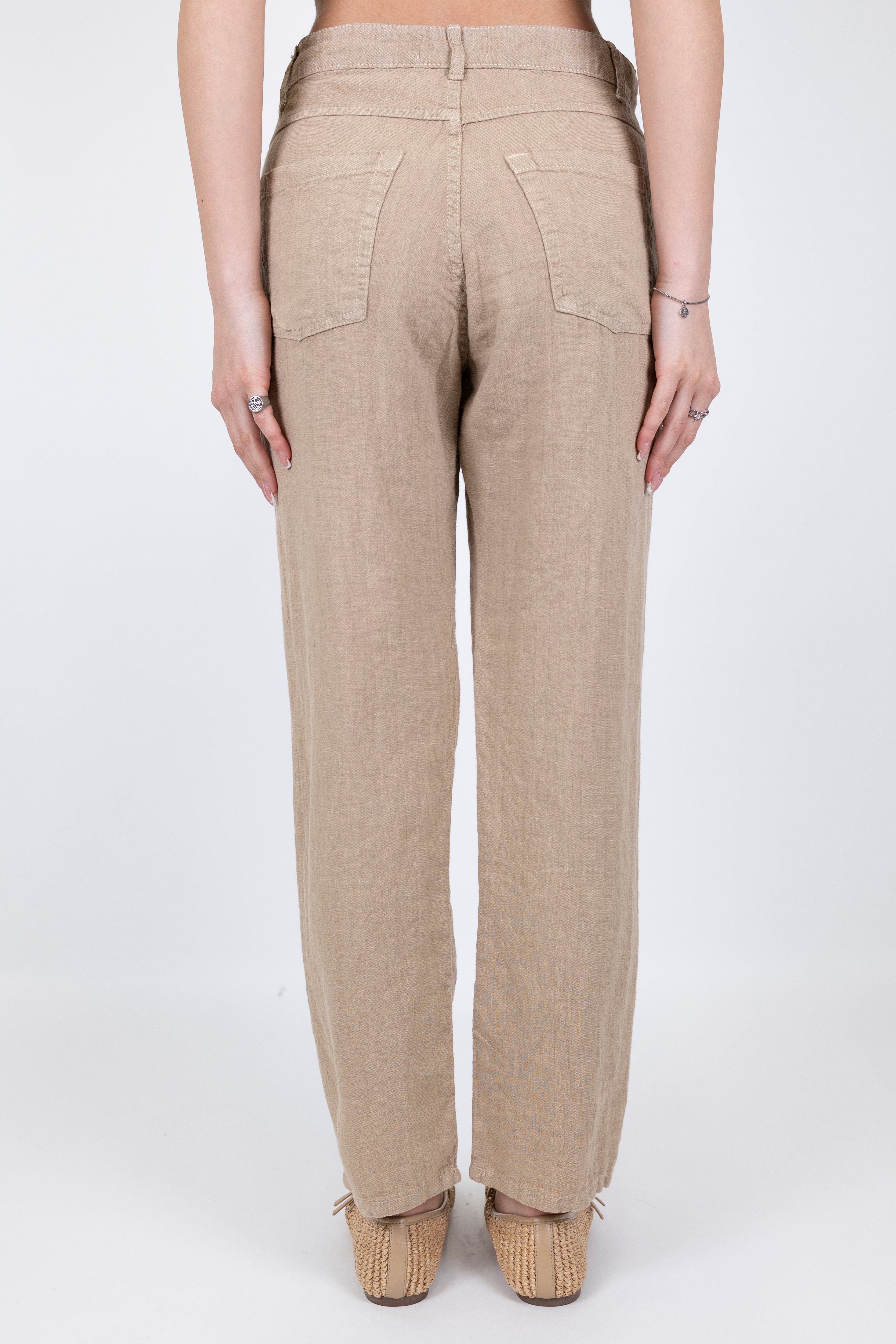 Souvenir - Pantalone regular in puro lino