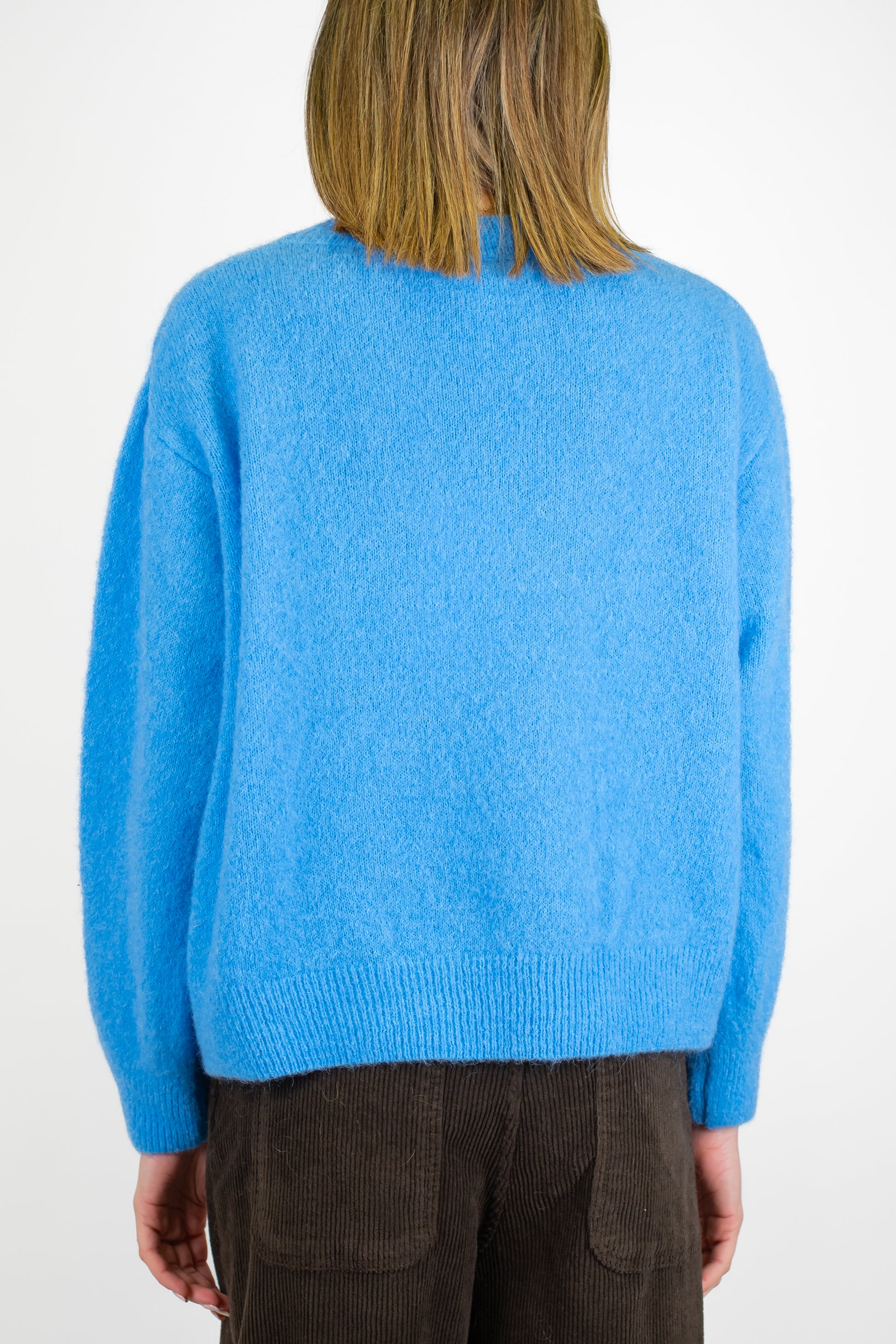 Imperial - Maglia girocollo a scatola in misto lana