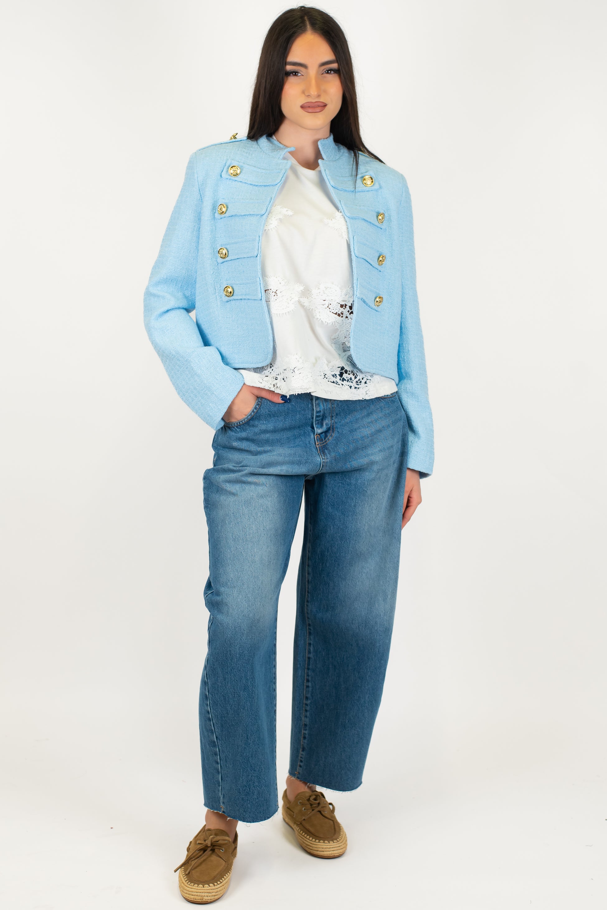 Haveone - Jeans balloon lavaggio intermedio modello Aria