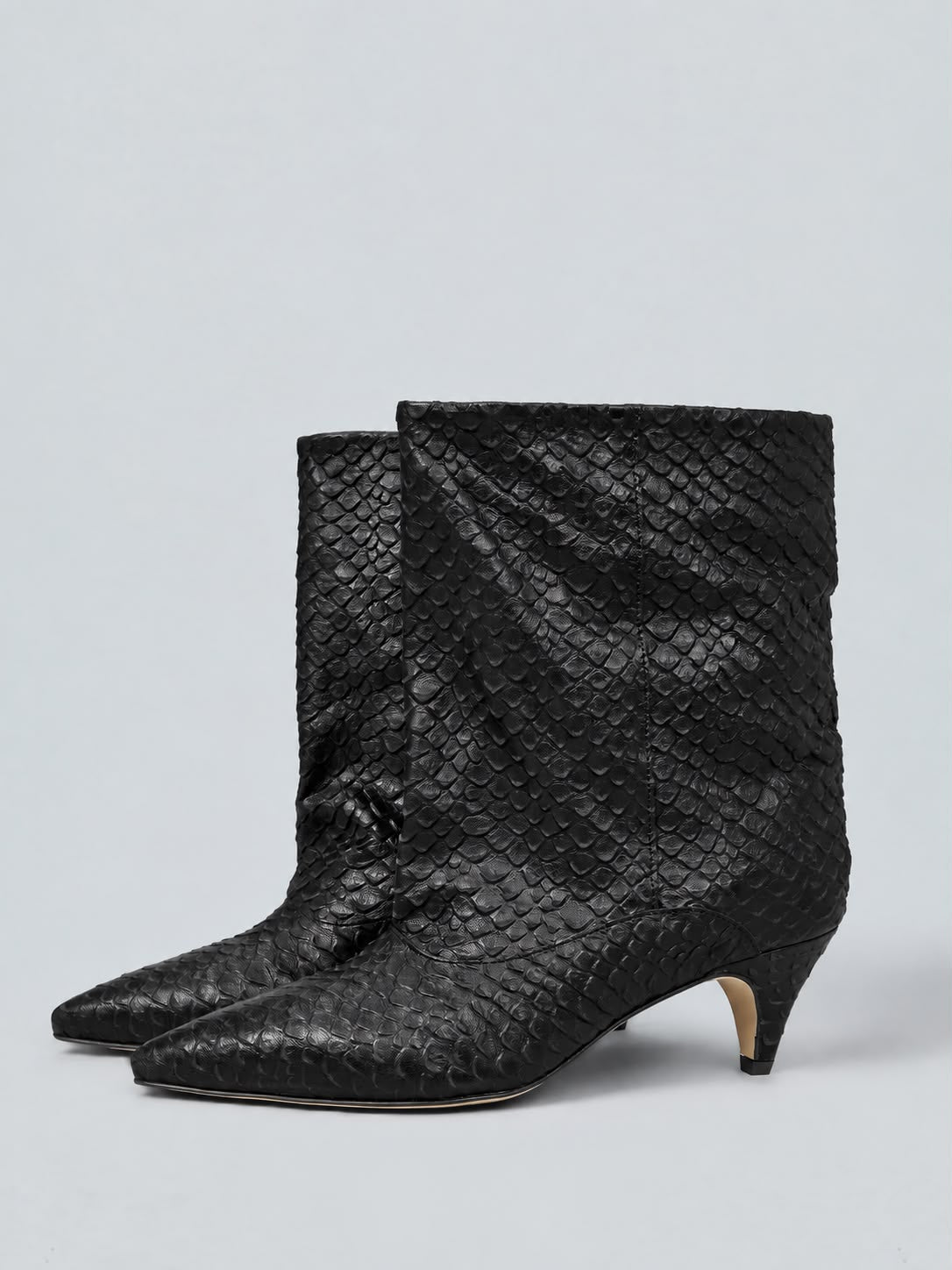 Ovyè - Stivaletto in pelle snake