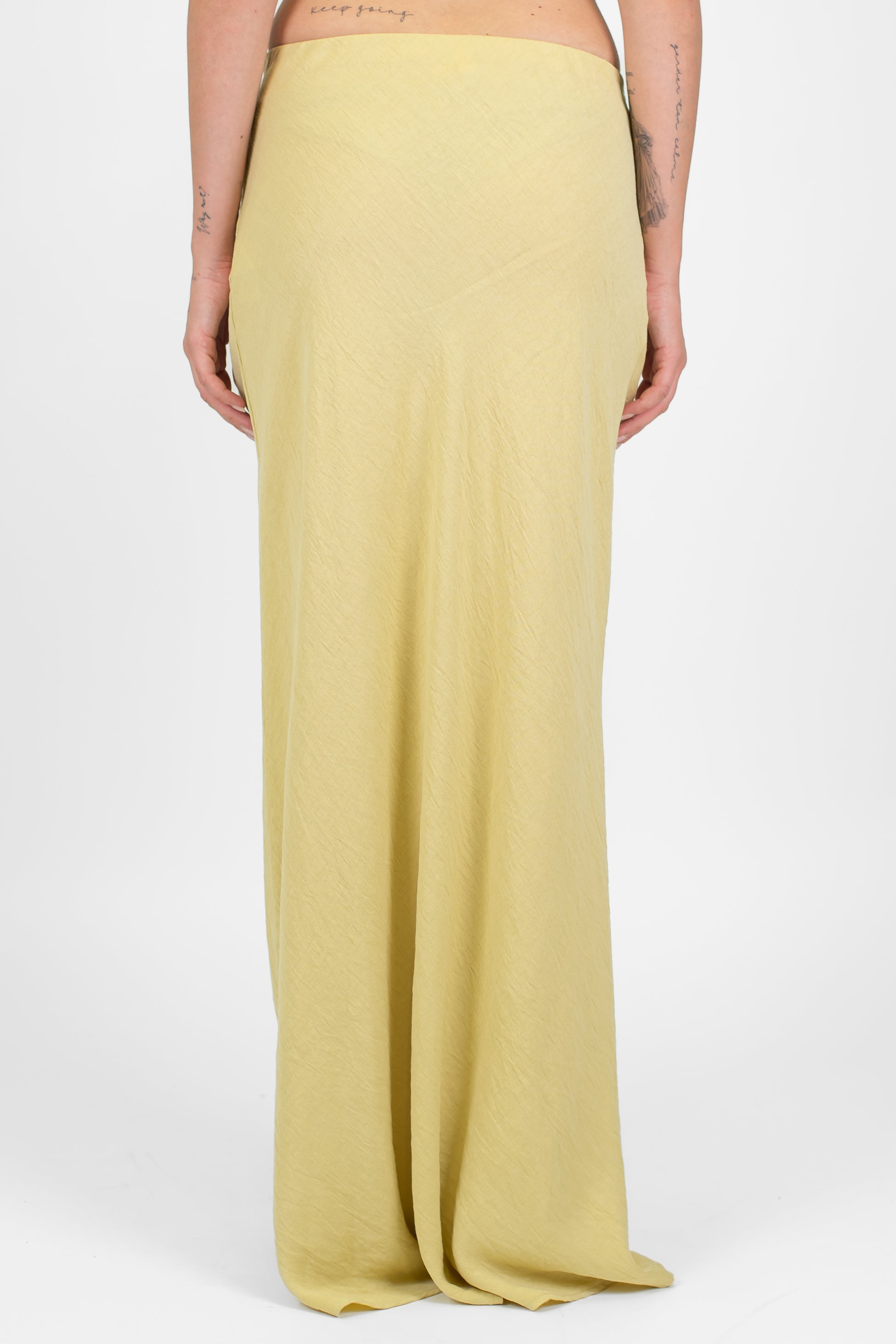 Tensione in - Gonna in viscosa leggera con elastico in vita