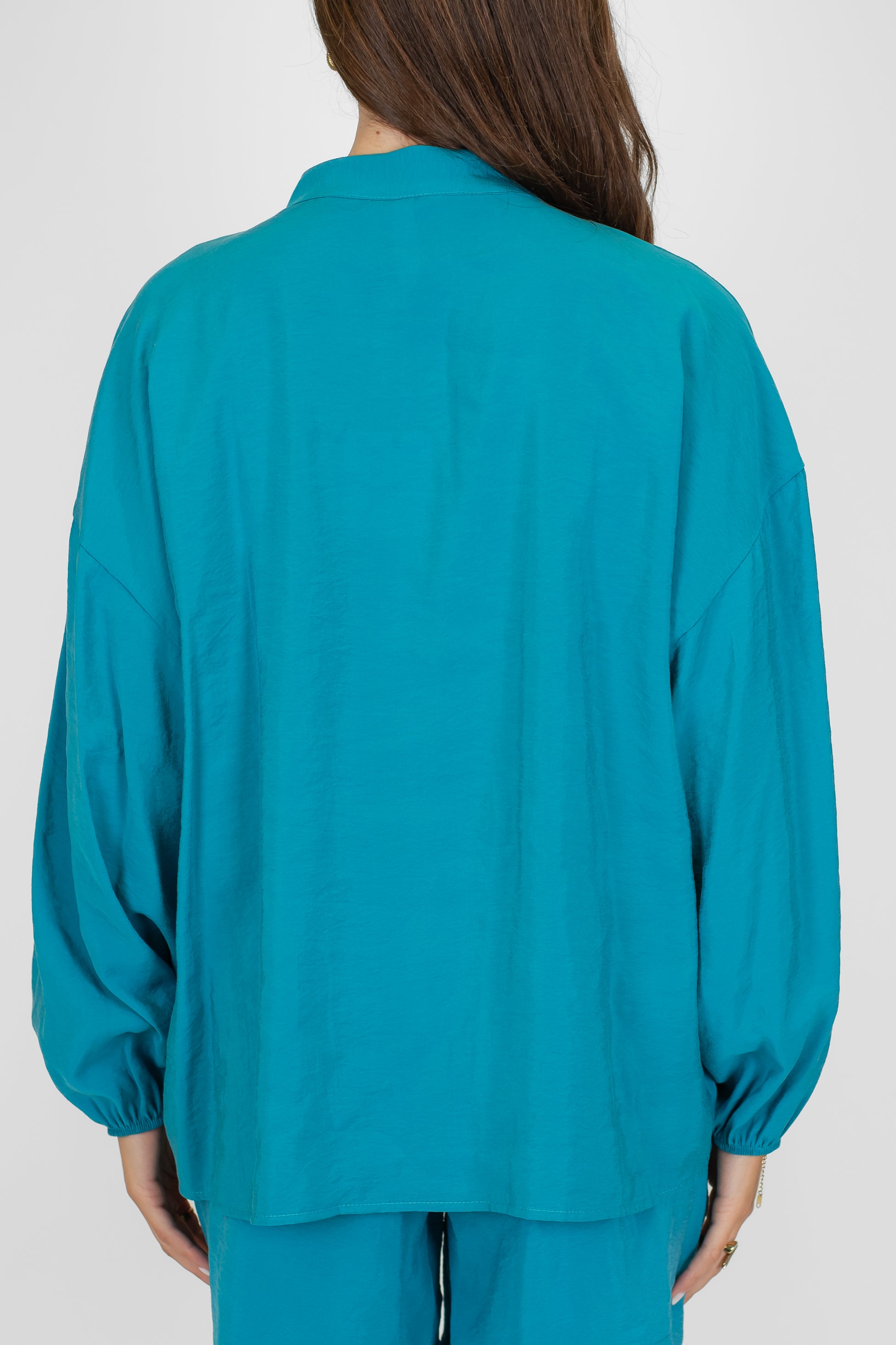 Tensione in - Camicia over in modal con collo coreano