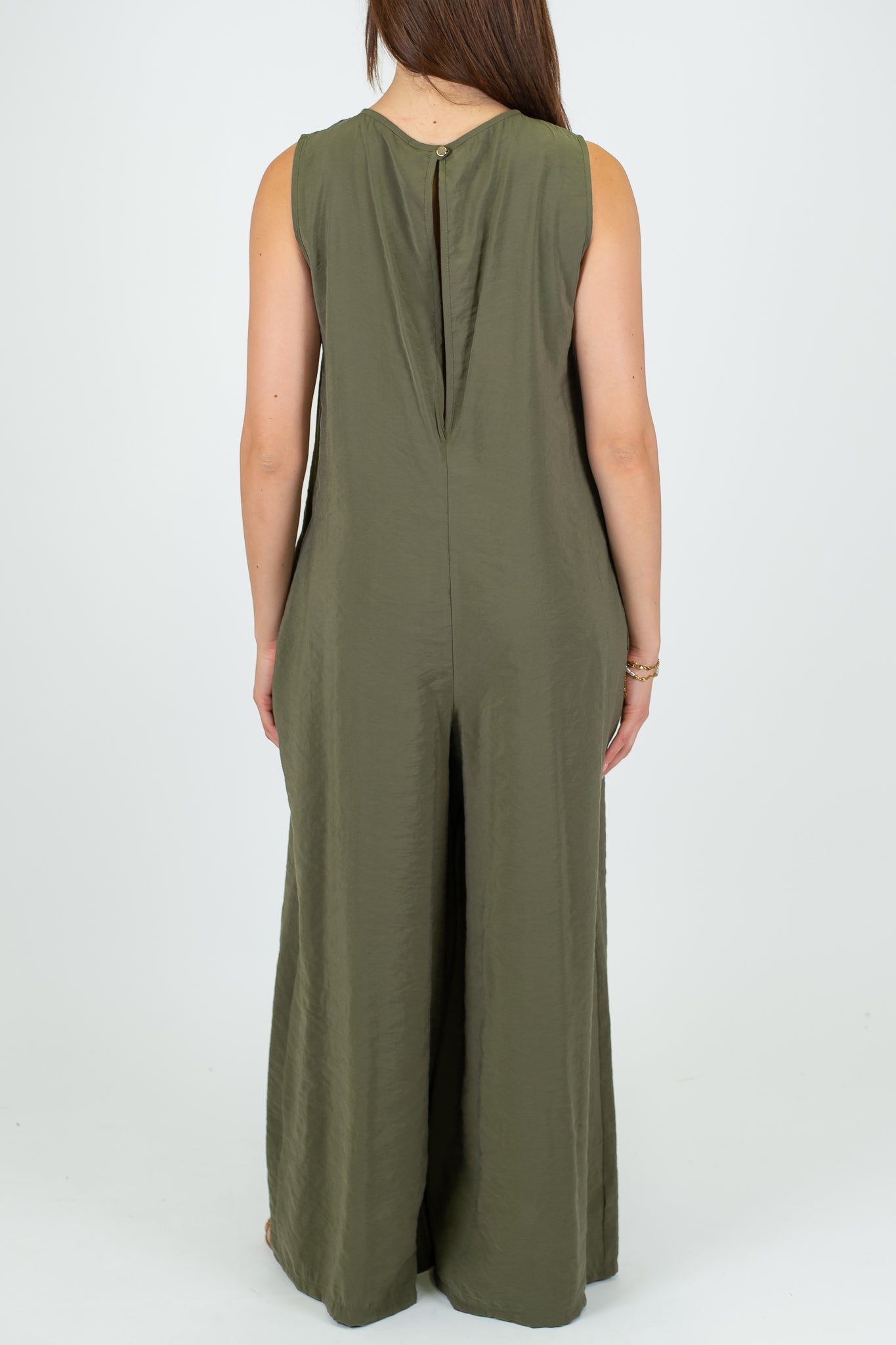 Motel - Tuta giromaniche in modal con scollo sul retro