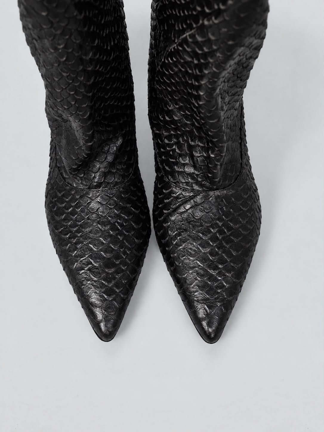 Ovyè - Stivaletto in pelle snake