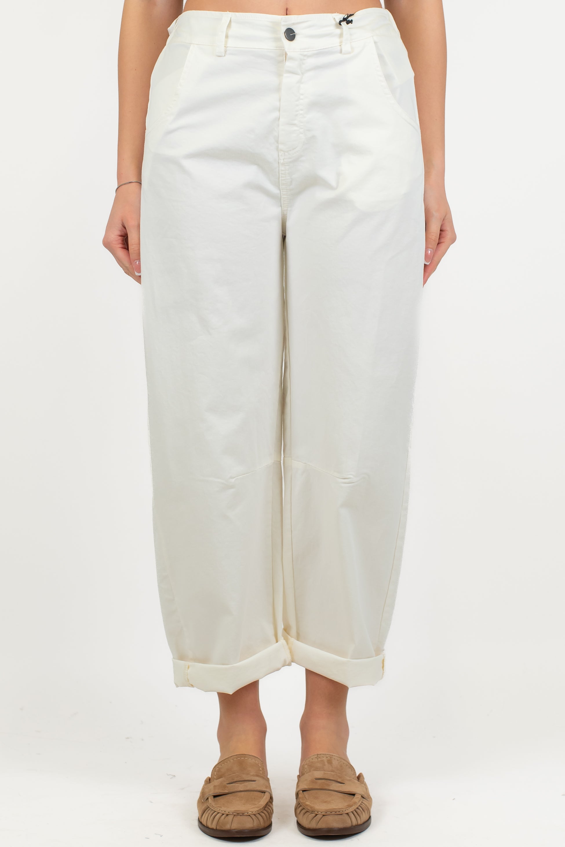 Tensione in - Pantalone balloon con elastico sul retro