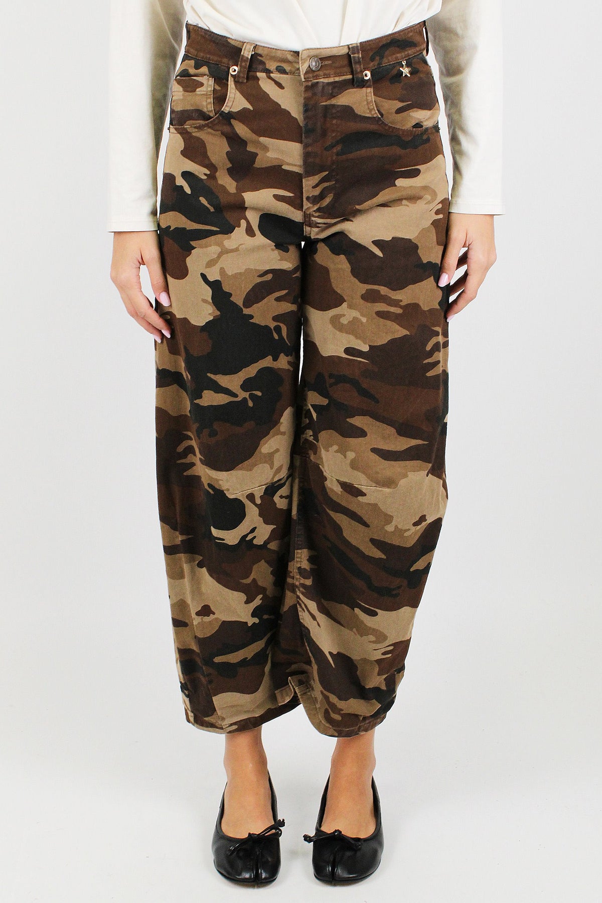 Souvenir - Pantalone balloon camouflage modello Gaya