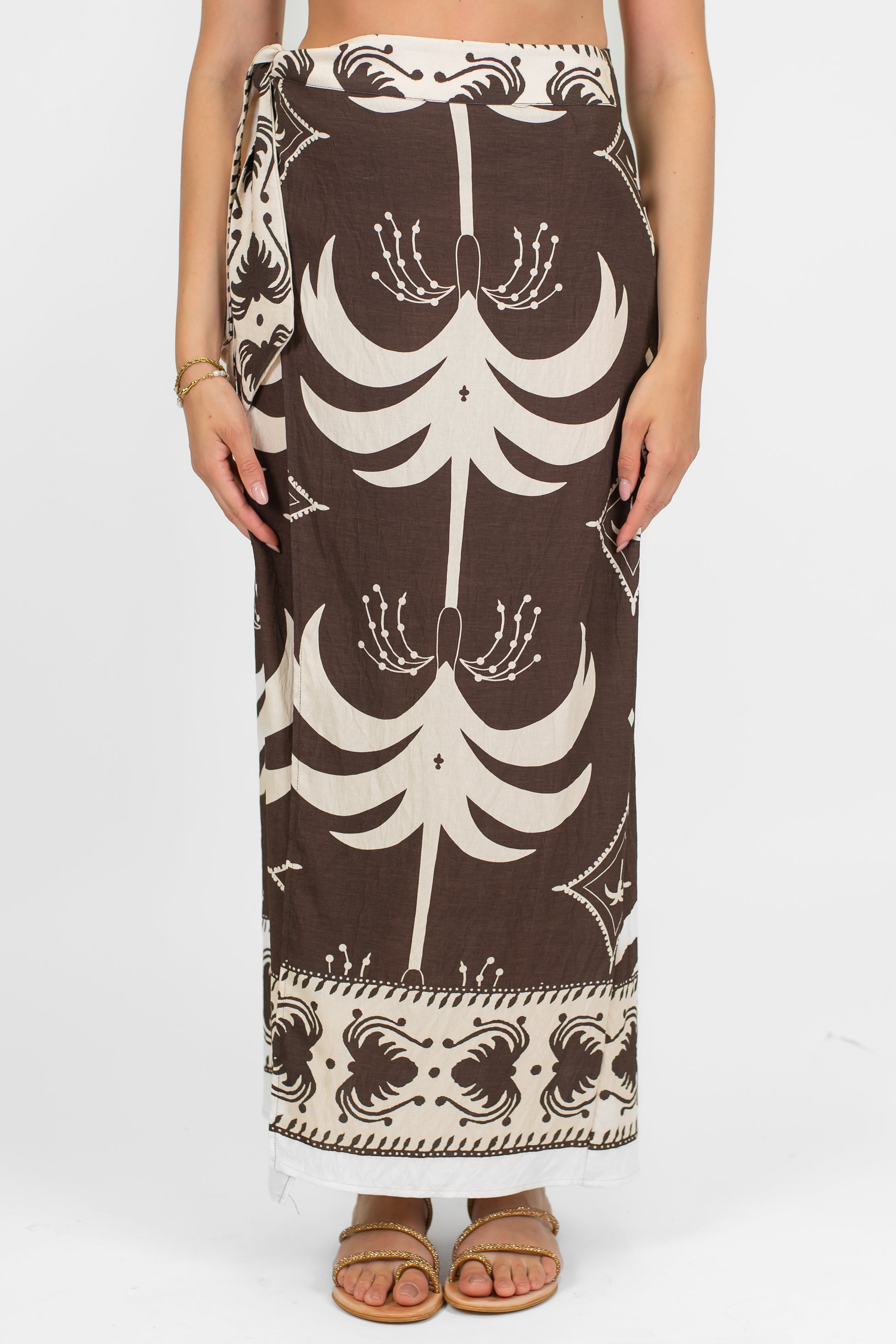 Haveone - Gonna a portafoglio fantasia etnica