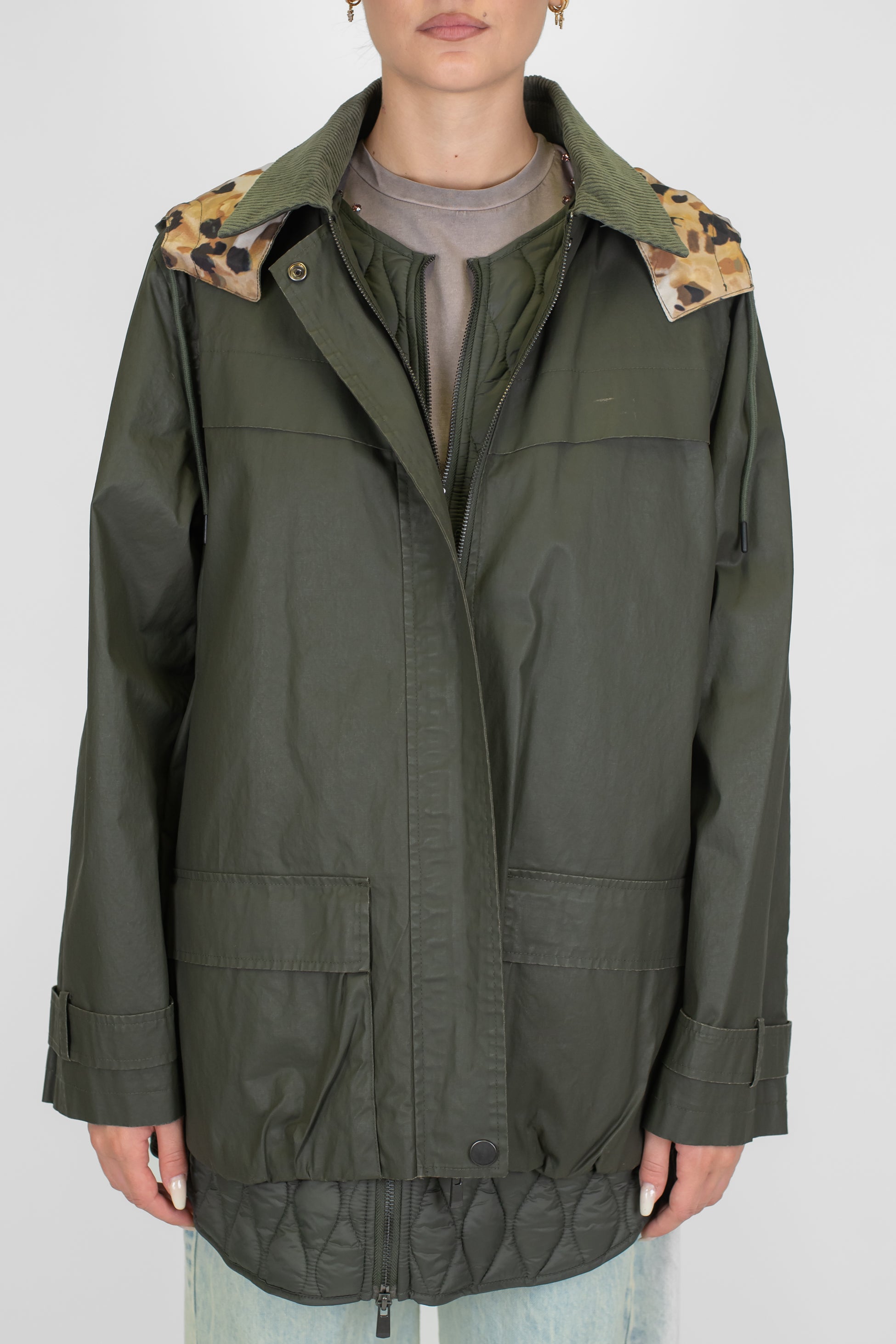 Maryley - Giubbino over con piumino interno