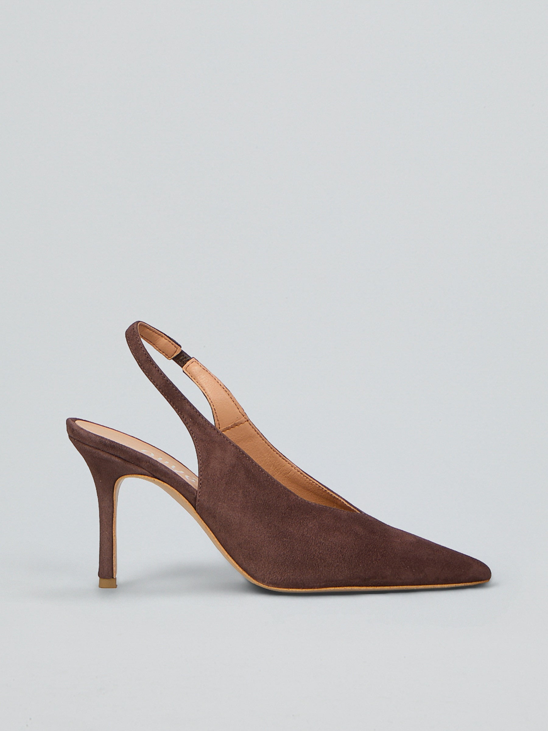 Ovyé - Slingback in camoscio a punta
