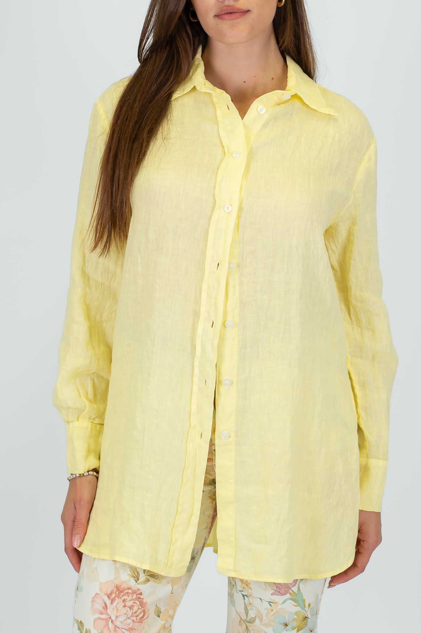 Tensione in - Camicione 100% lino