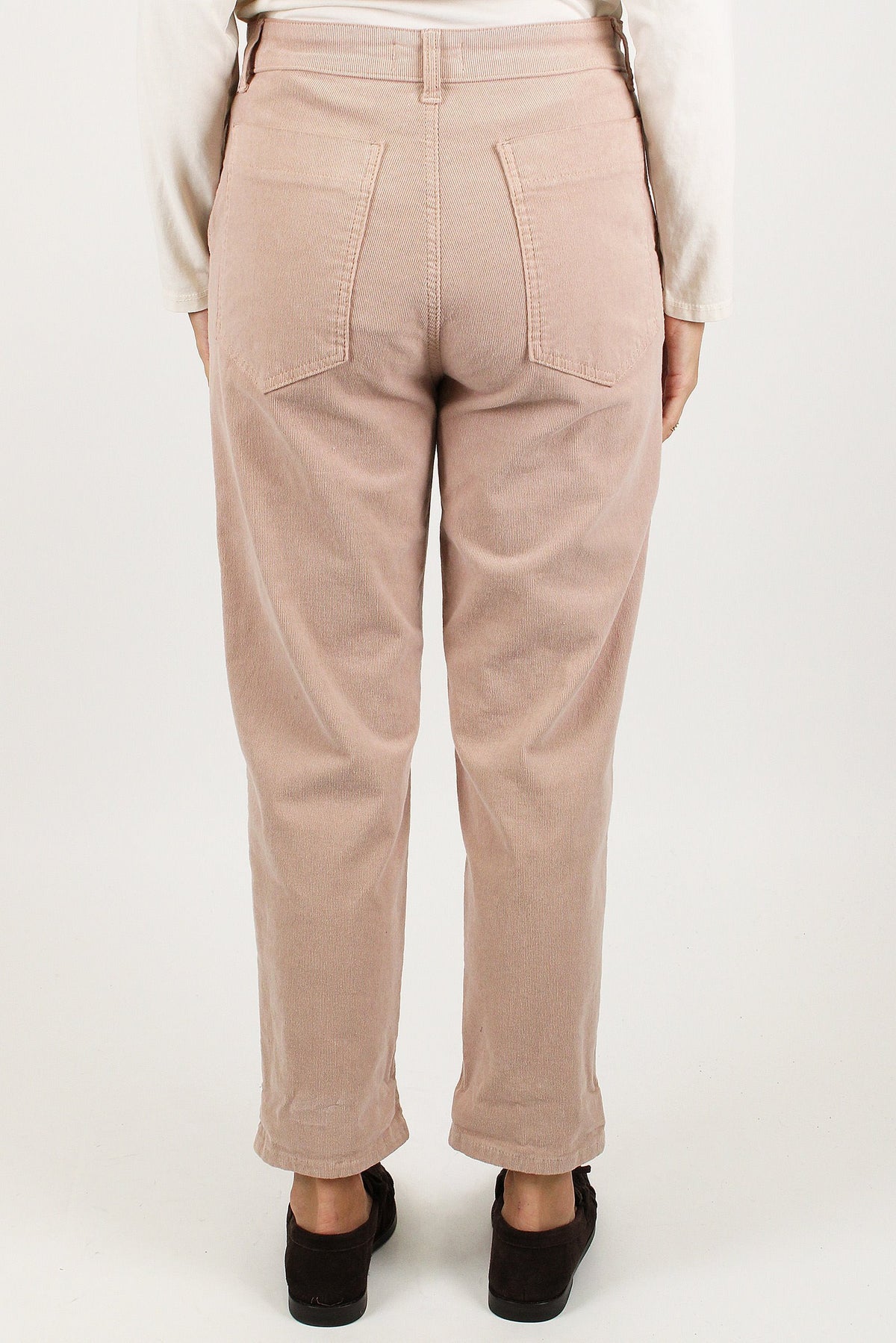 Souvenir - Pantalone regular in velluto a coste con chiusura bottoni