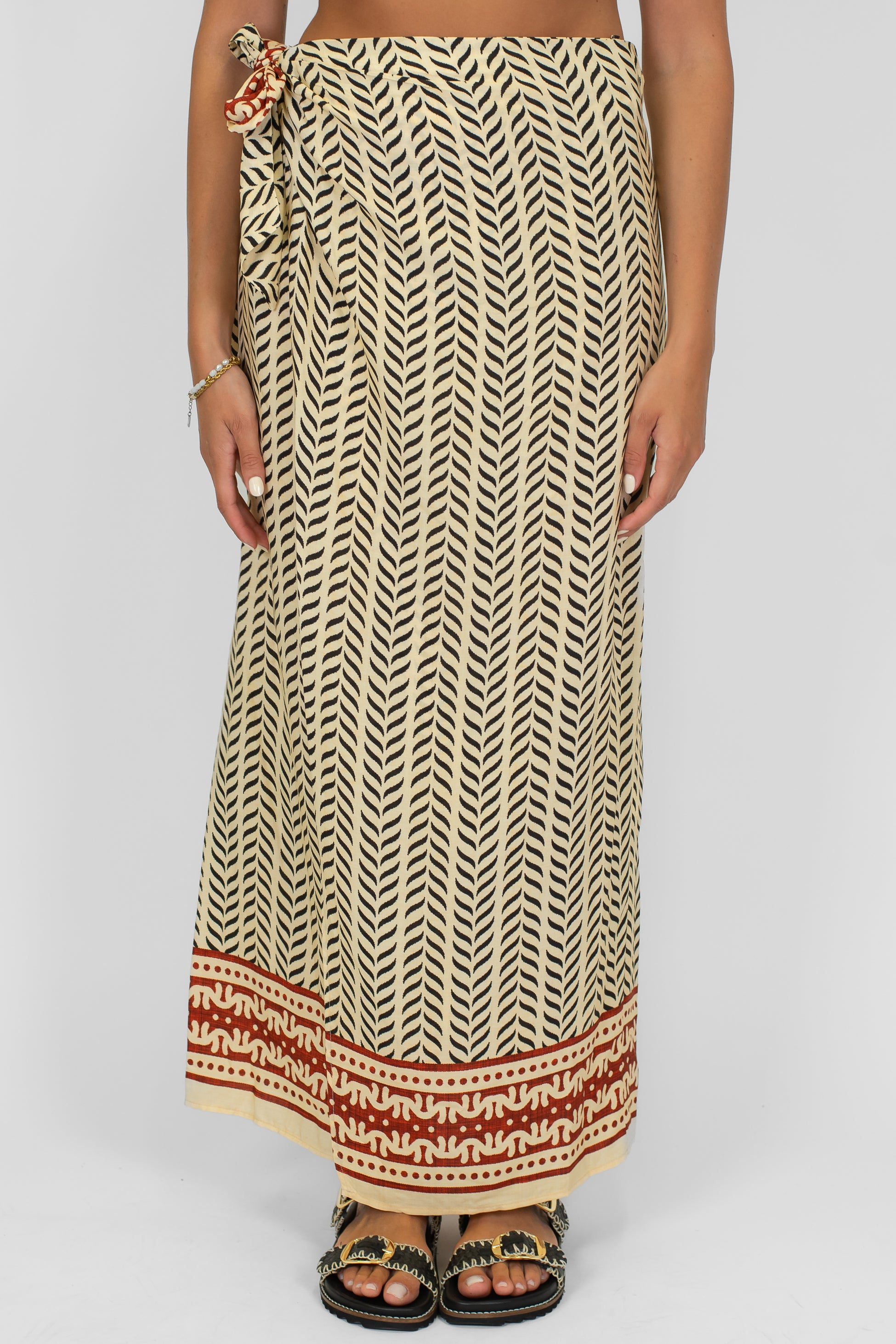 Haveone - Gonna pareo chiusura portafoglio fantasia