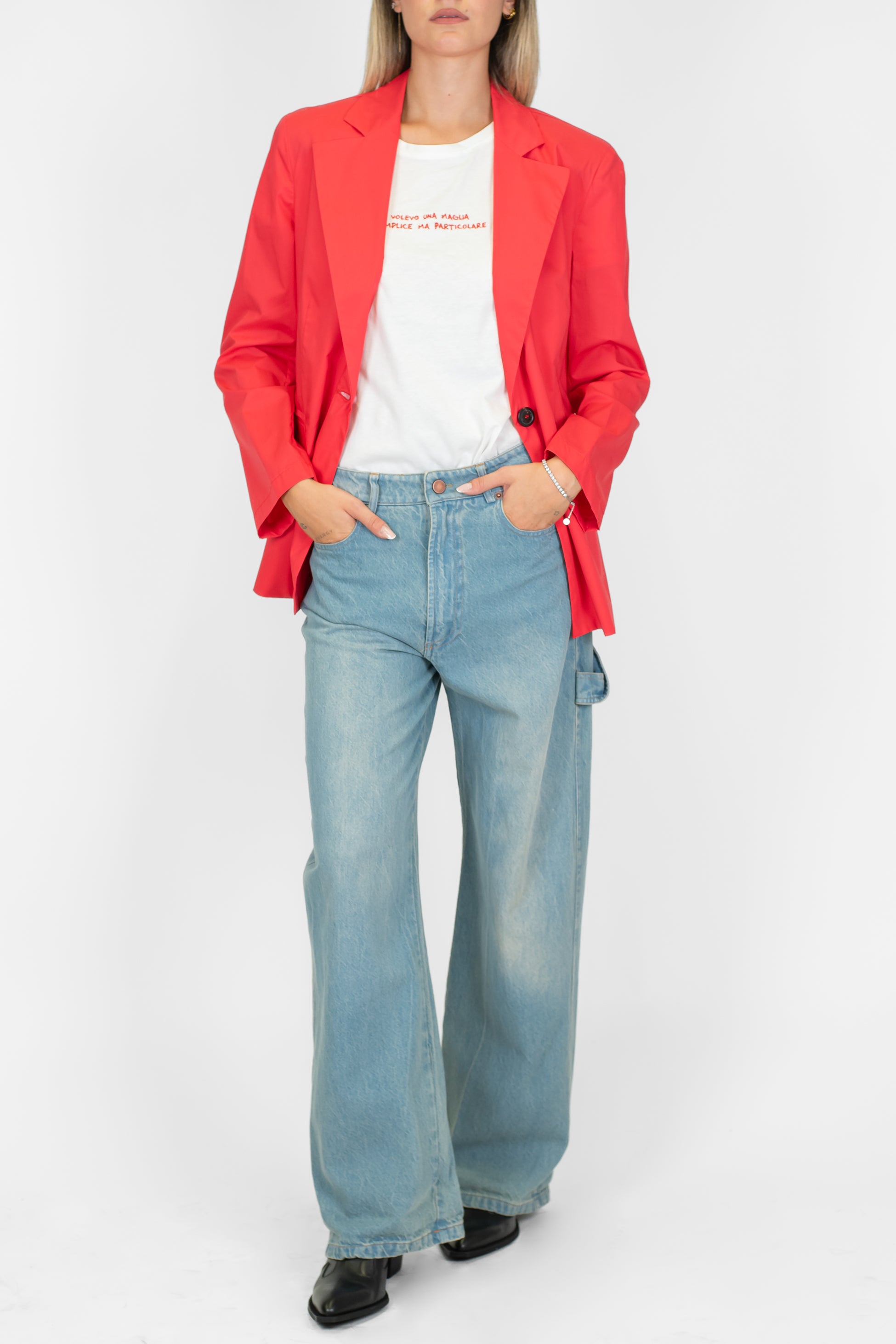 Tensione in - Jeans worker lavaggio sabbiato