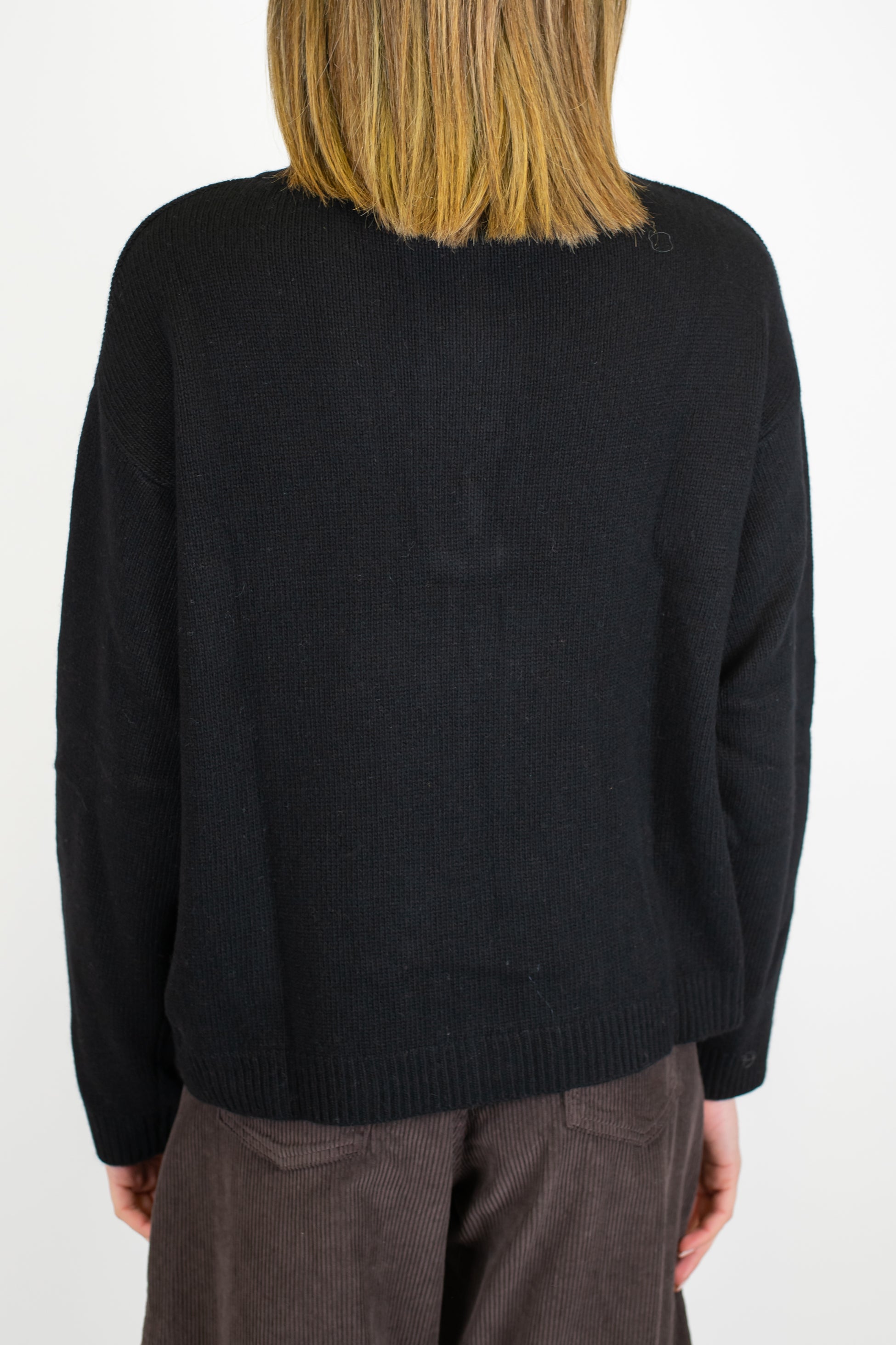 Tensione in - Polo con colletto in misto lana/cashmere