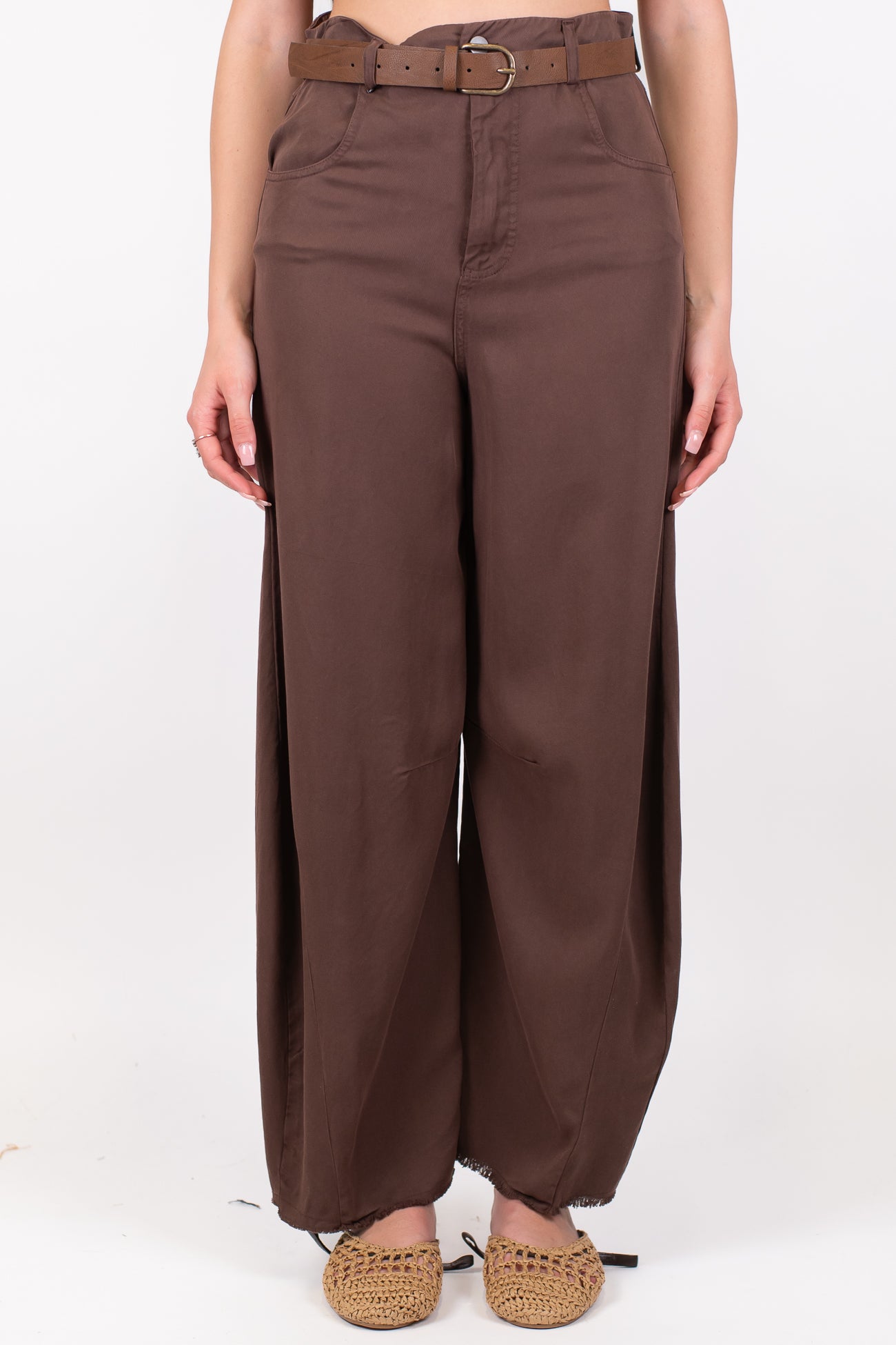 Tensione in - Pantalone balloon in lyocell