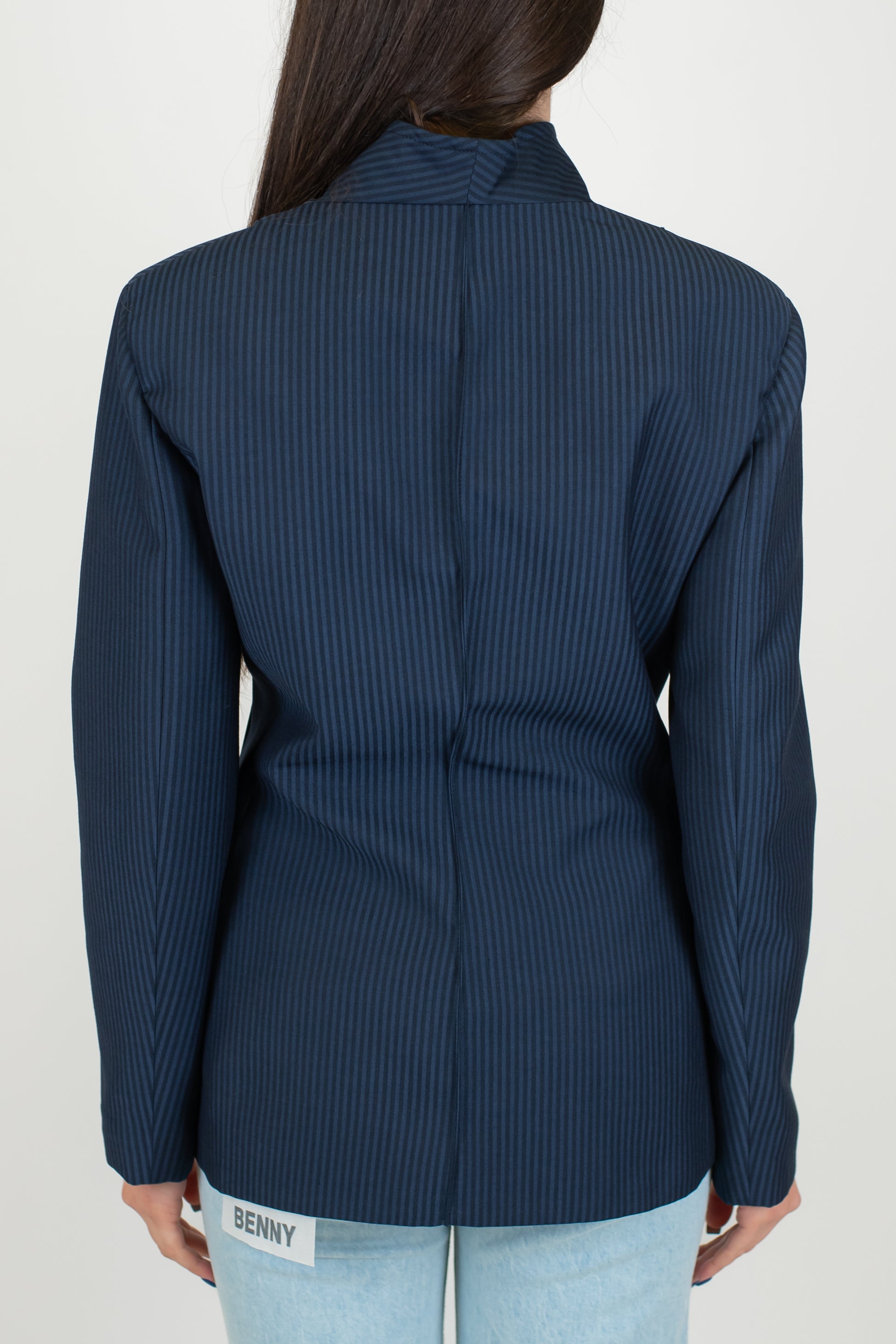 Tensione in - Giacca gessata avvitata