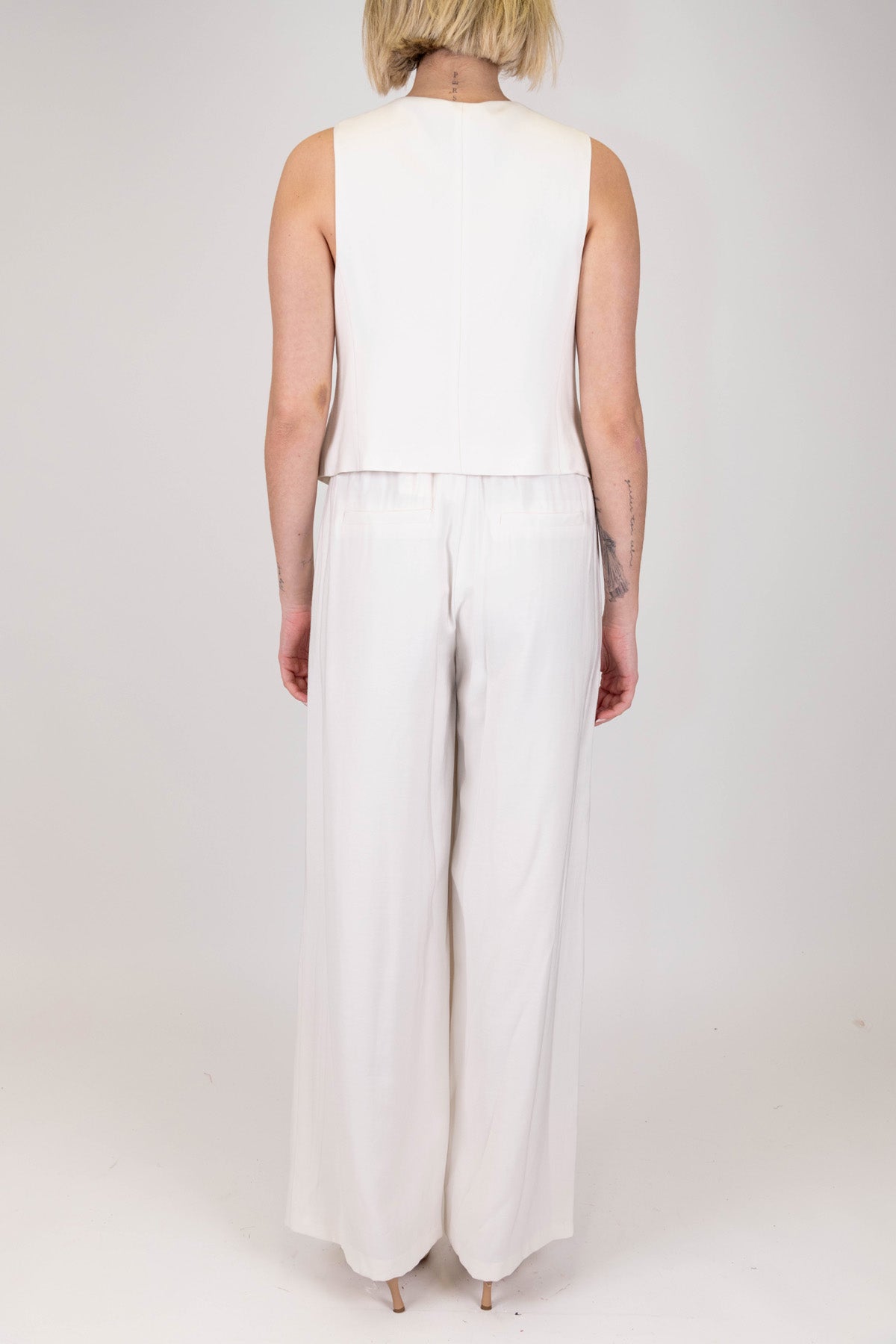 Tensione in - Coordinato gilet e pantalone palazzo