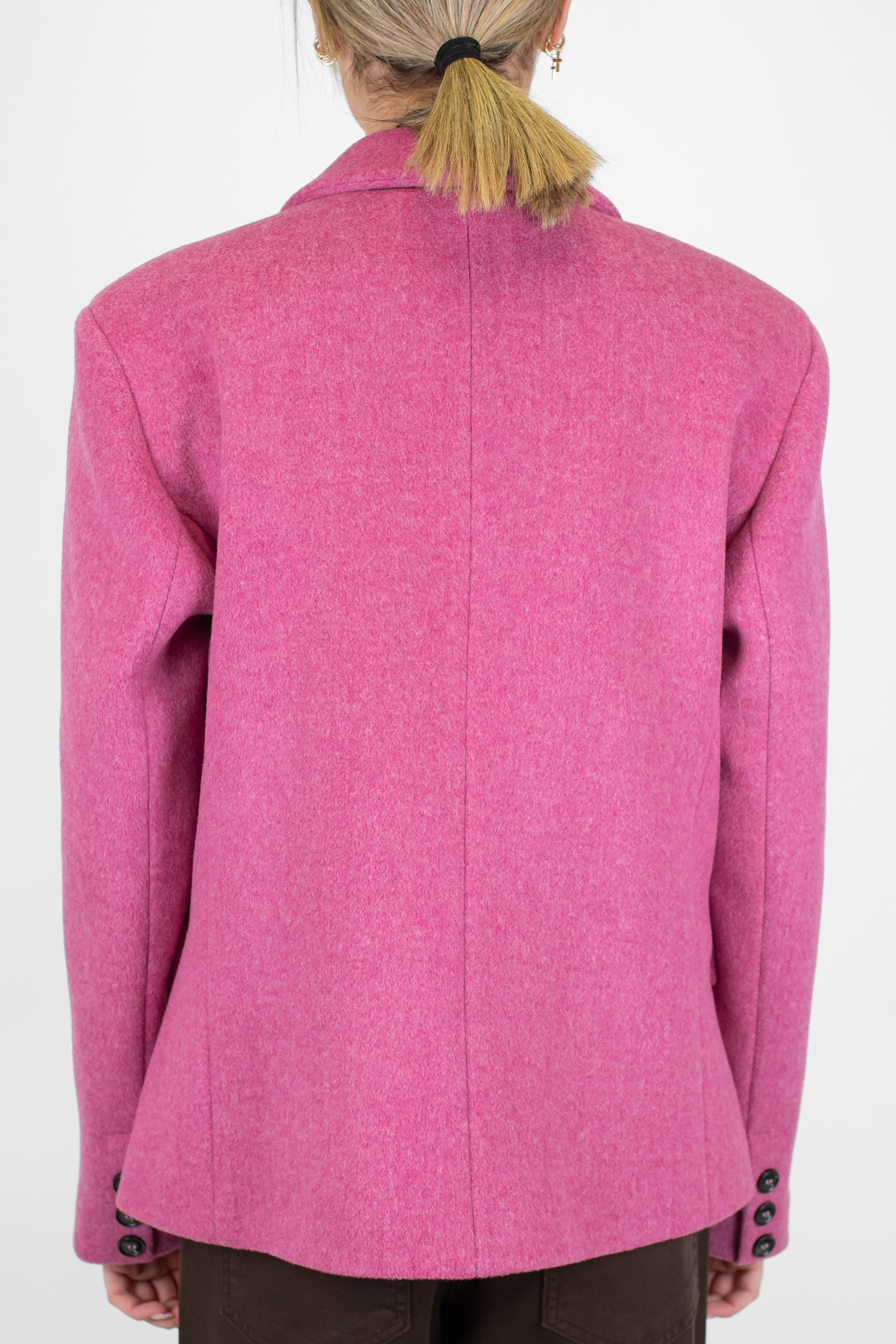 Motel - Giacca doppiopetto tinta unita