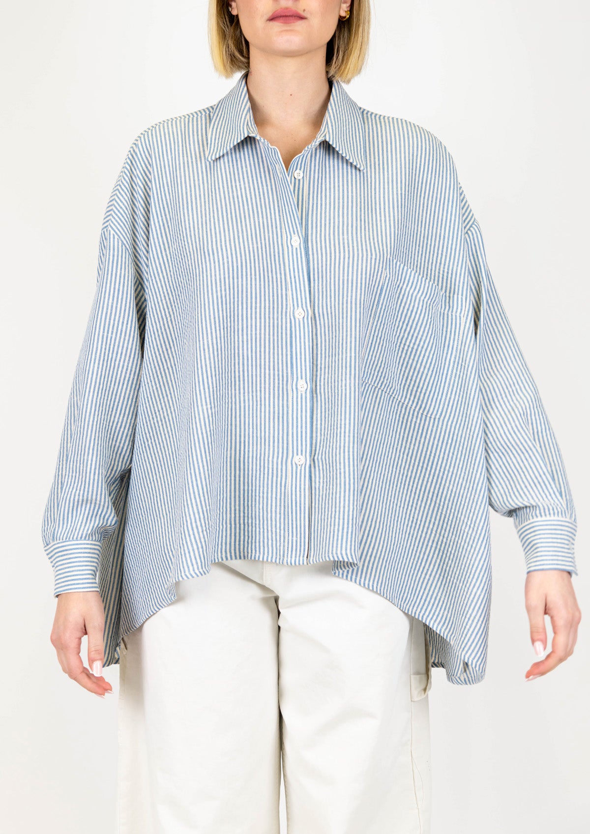Haveone - Camicia over a righe