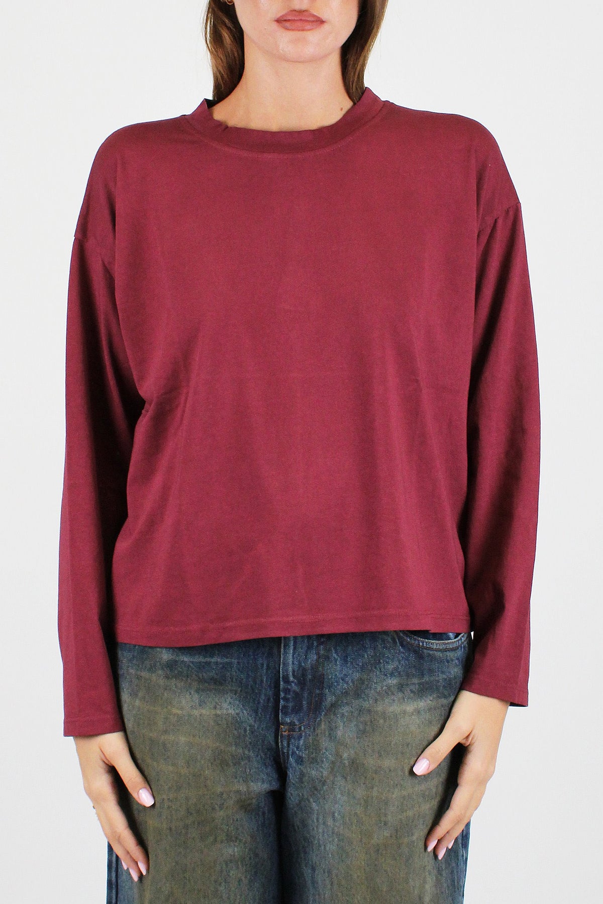 Haveone - Shirt a scatola girocollo