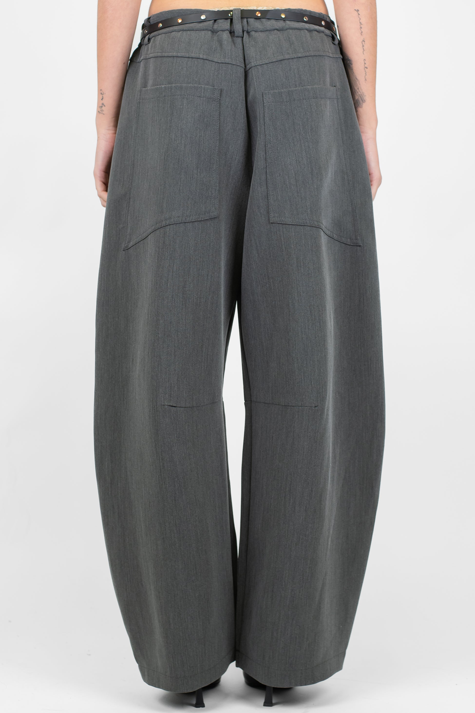 Motel - Pantalone balloon con elastico in vita in punto milano