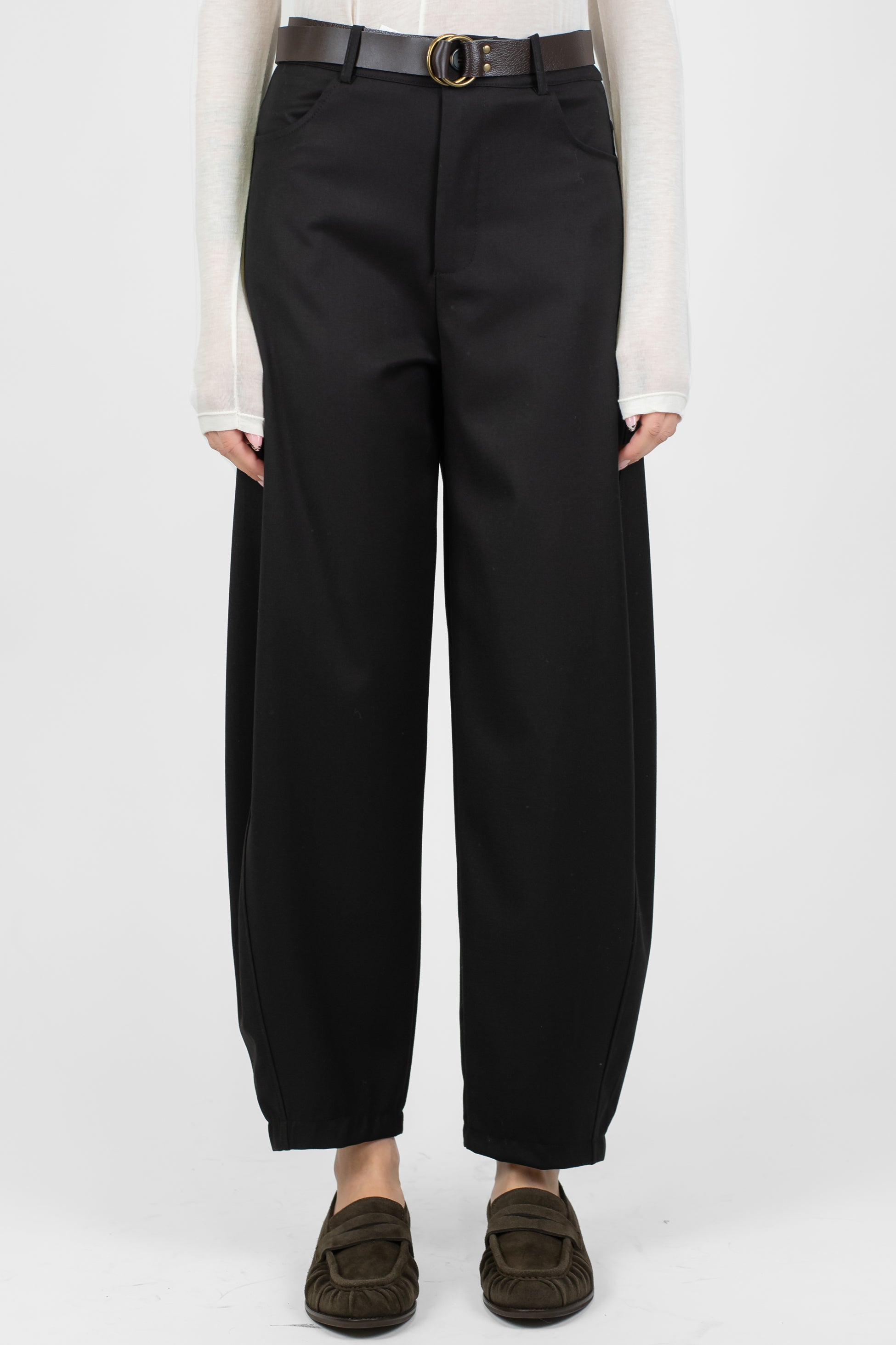 Haveone - Pantalone tinta unita balloon