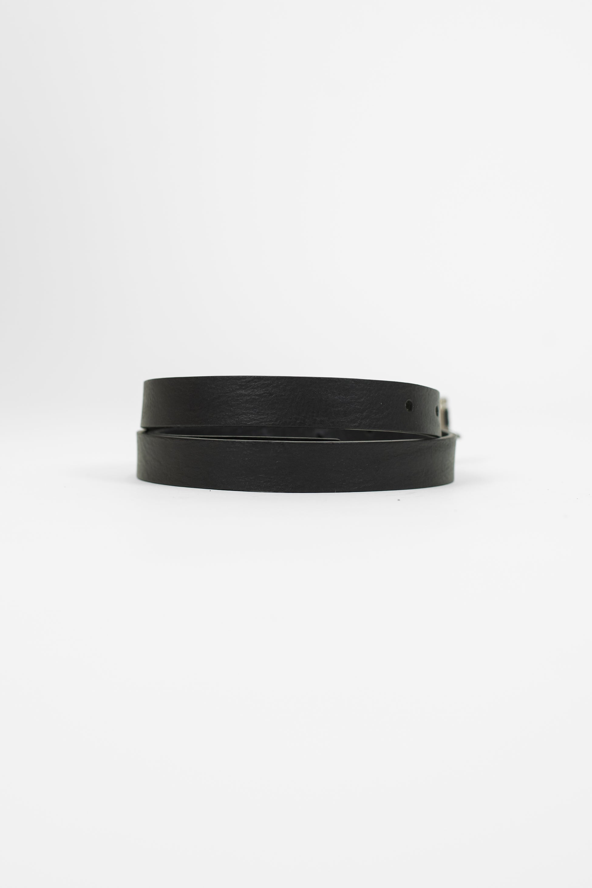 Haveone - Cinturino in pelle con fibbia quadrata in acciaio