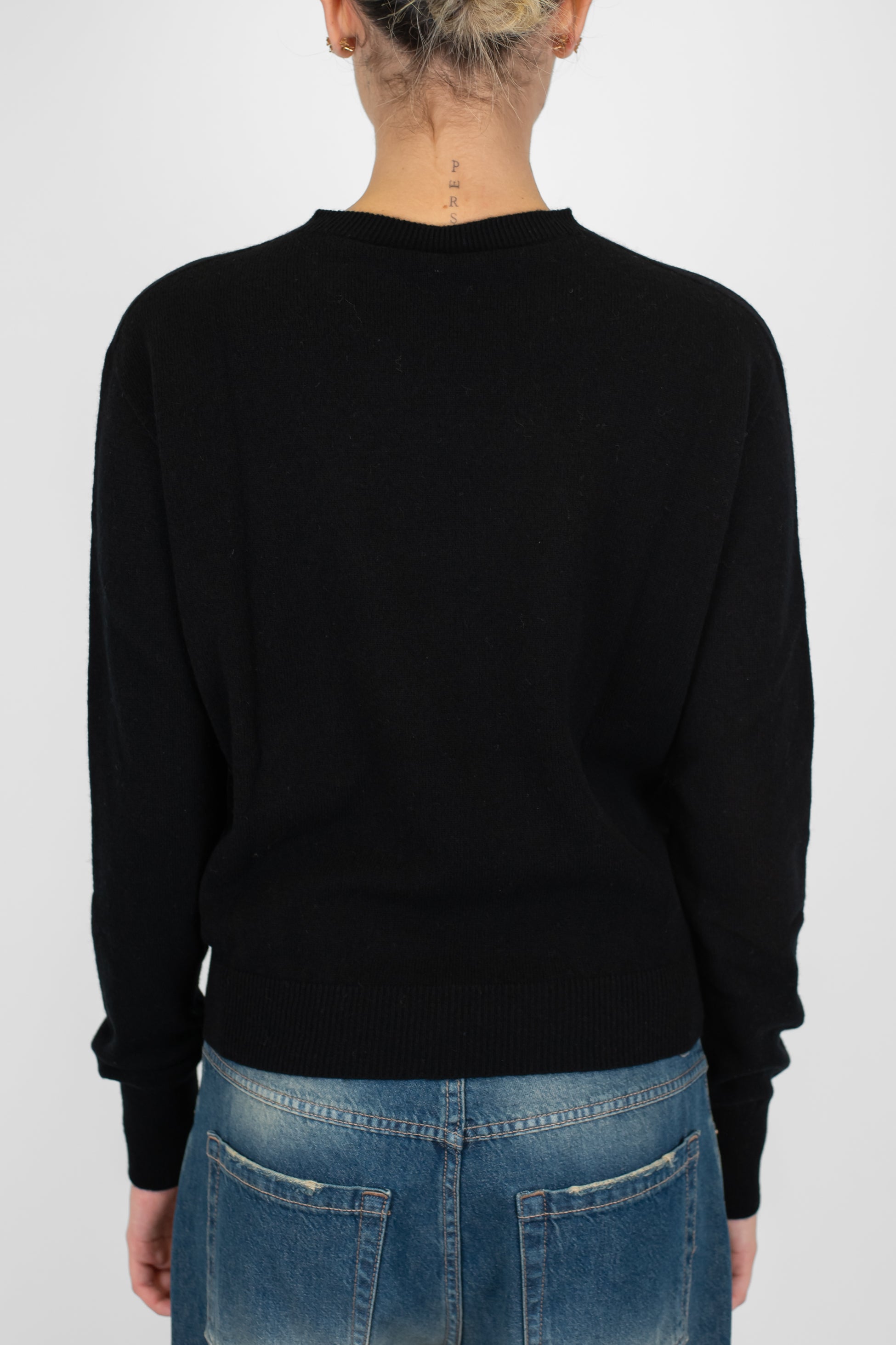 Tensione in - Maglia slim in pura lana