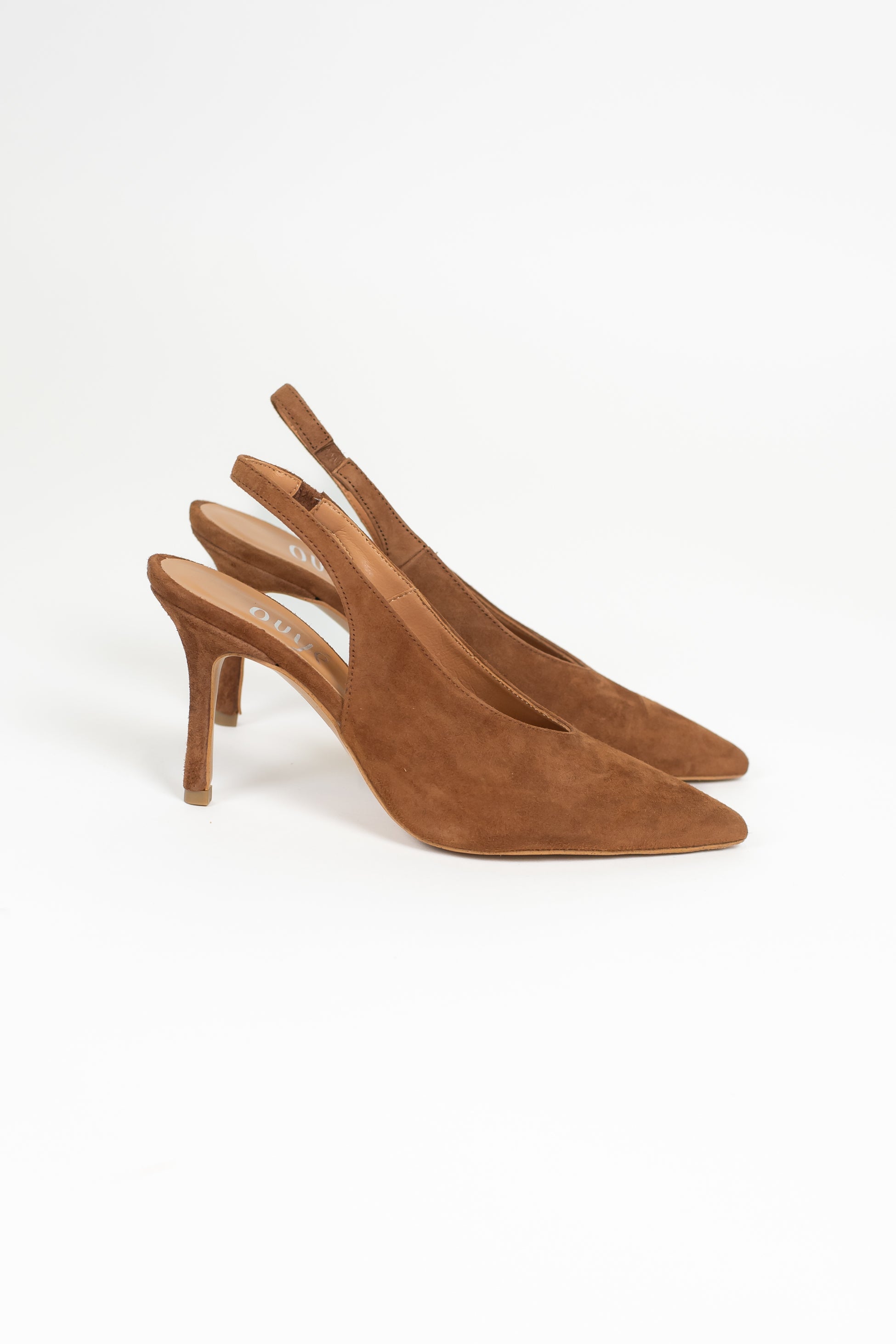 Ovyé - Slingback in camoscio a punta
