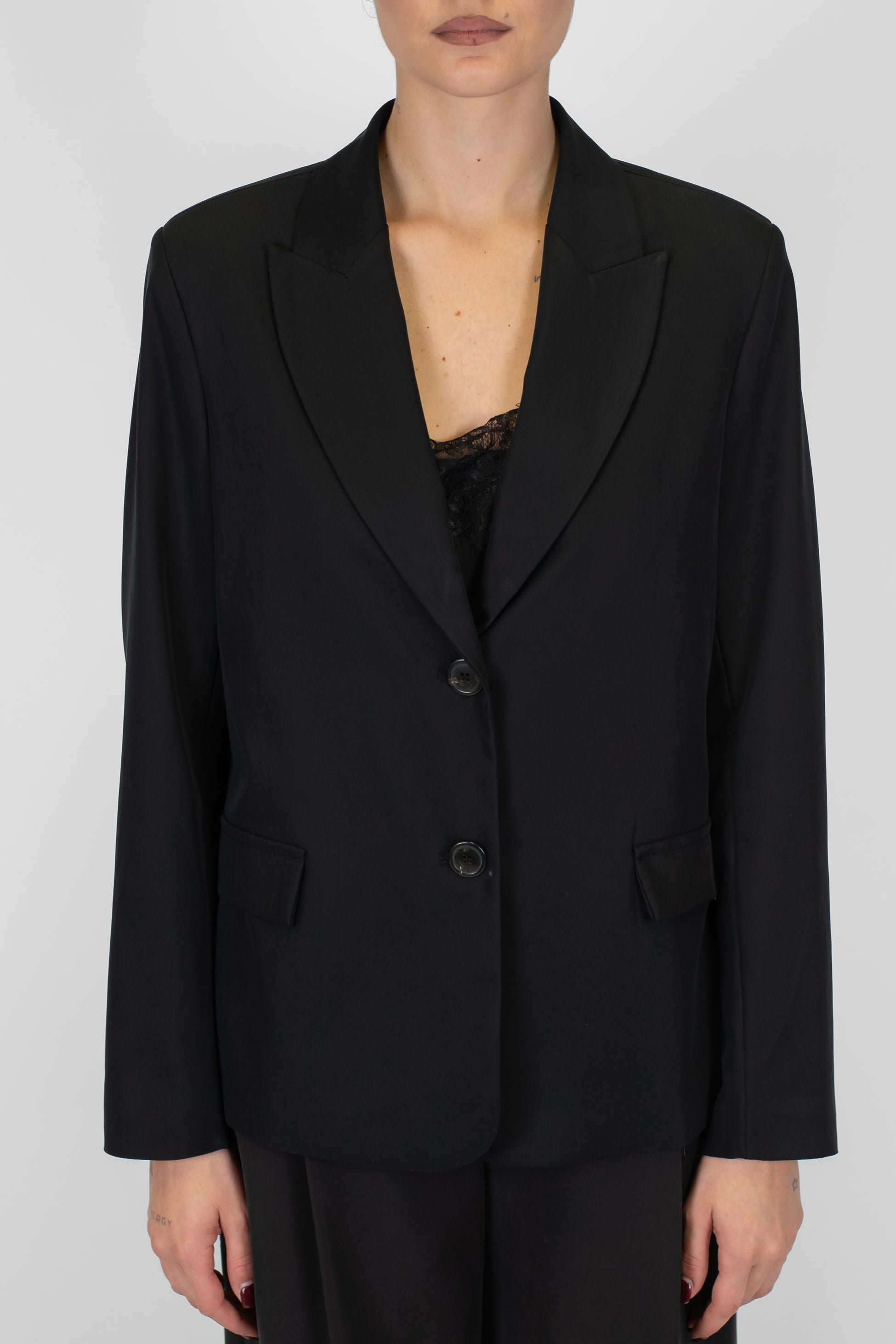 Maryley - Giacca monopetto in tencel