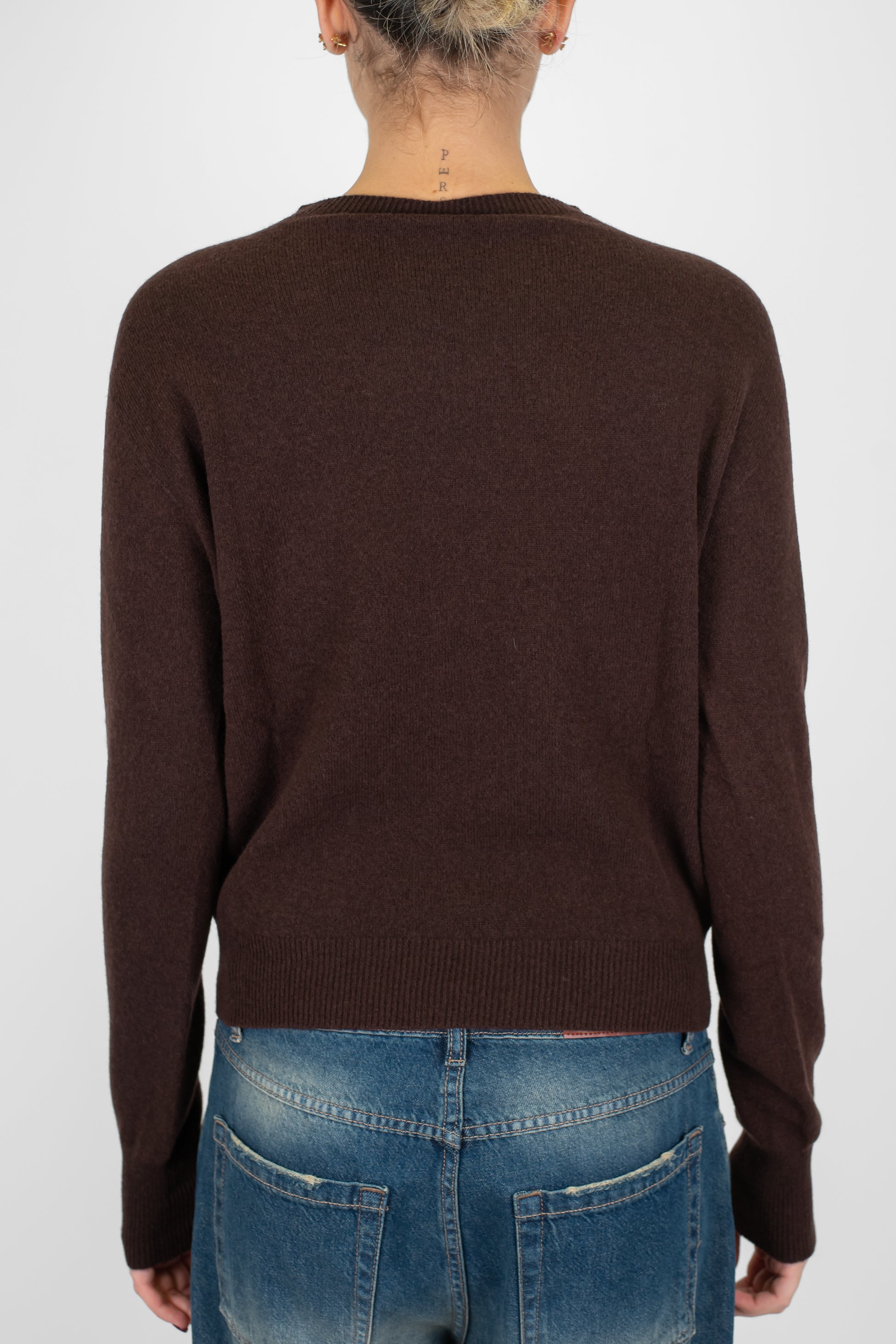 Tensione in - Maglia slim in pura lana