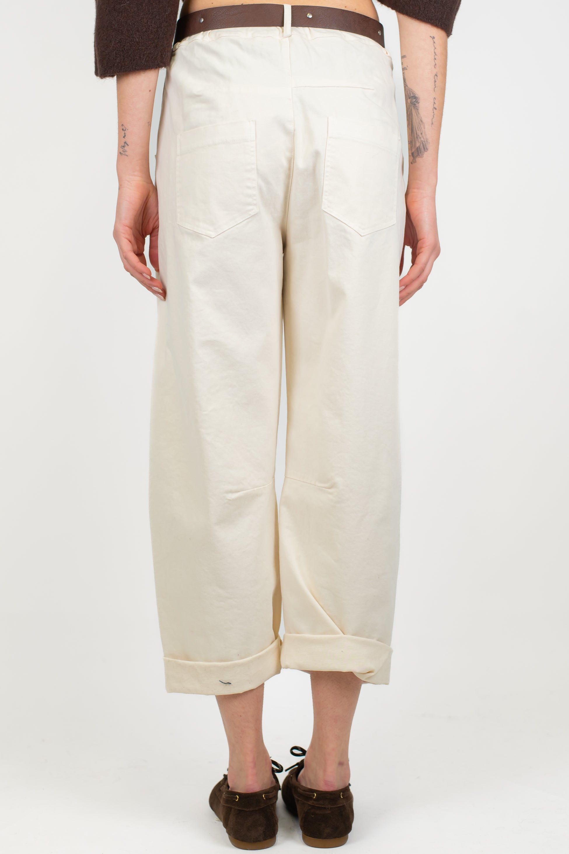 Motel - Pantalone balloon in cotone invernale