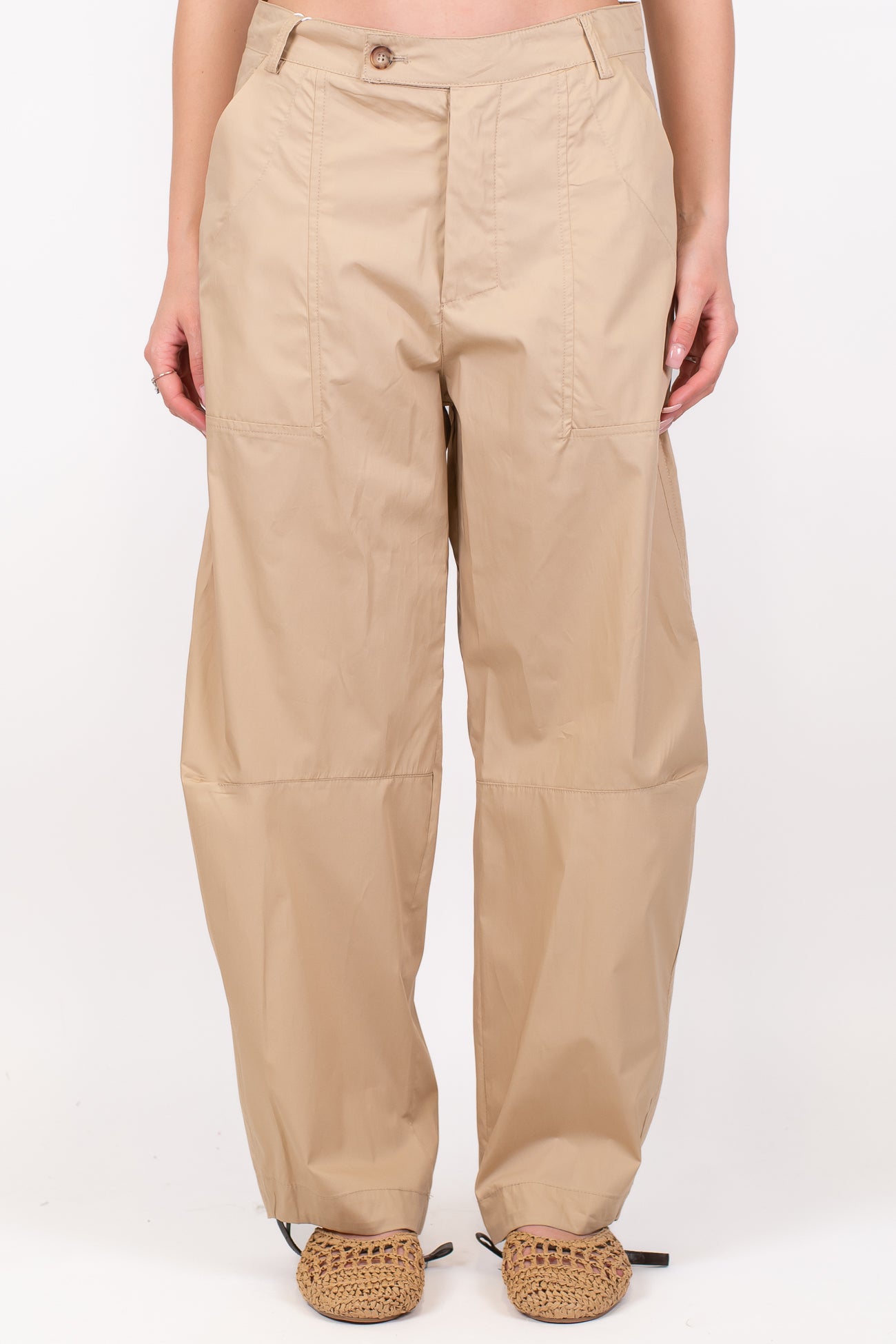 Motel - Pantalone balloon in cotone leggero