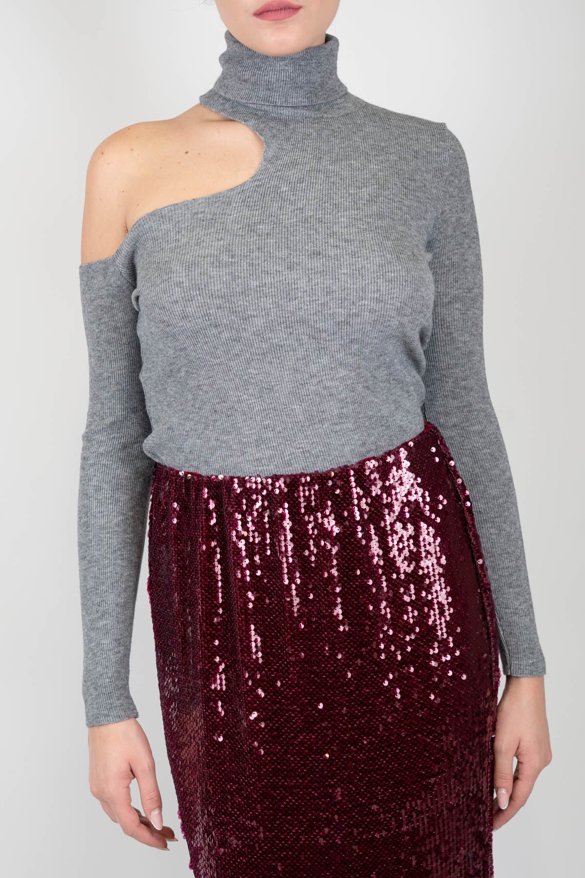 Haveone - Dolcevita a costine cut-out