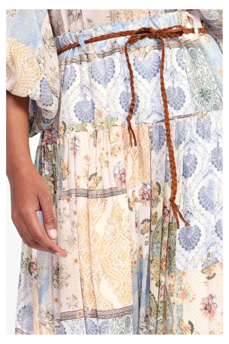 Dixie - Gonna lunga in viscosa fantasia