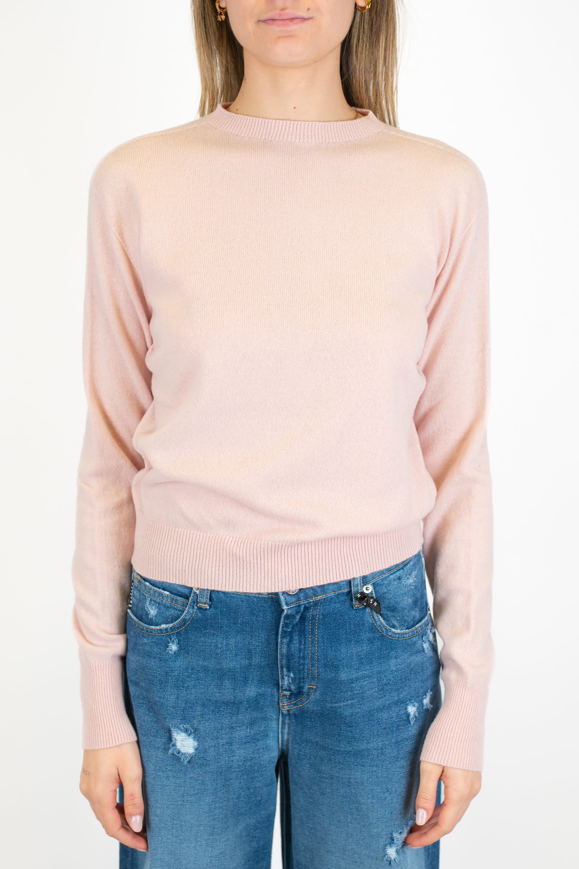 Tensione in - Maglia slim in pura lana