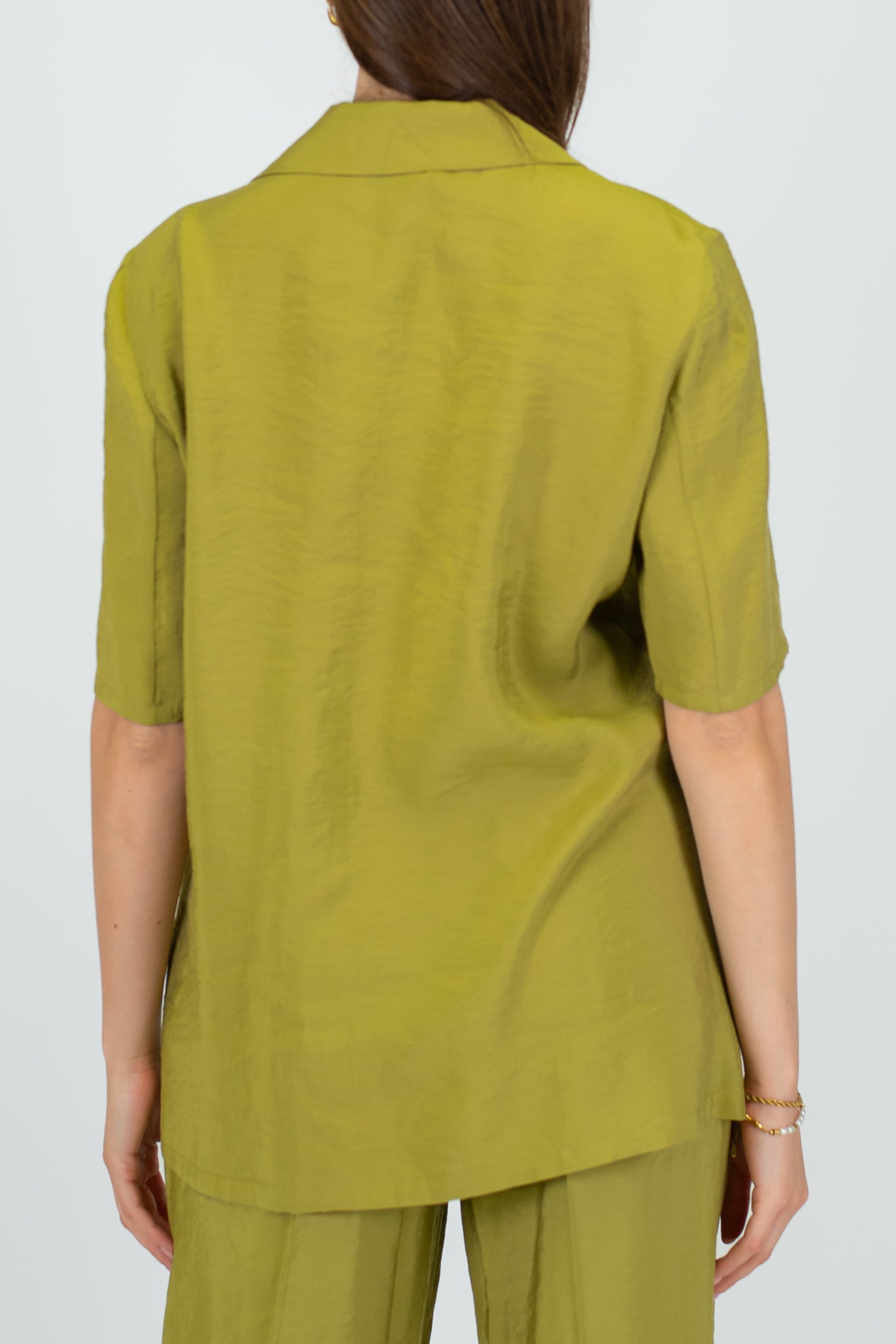 Haveone - Giacca monopetto mezza manica in modal