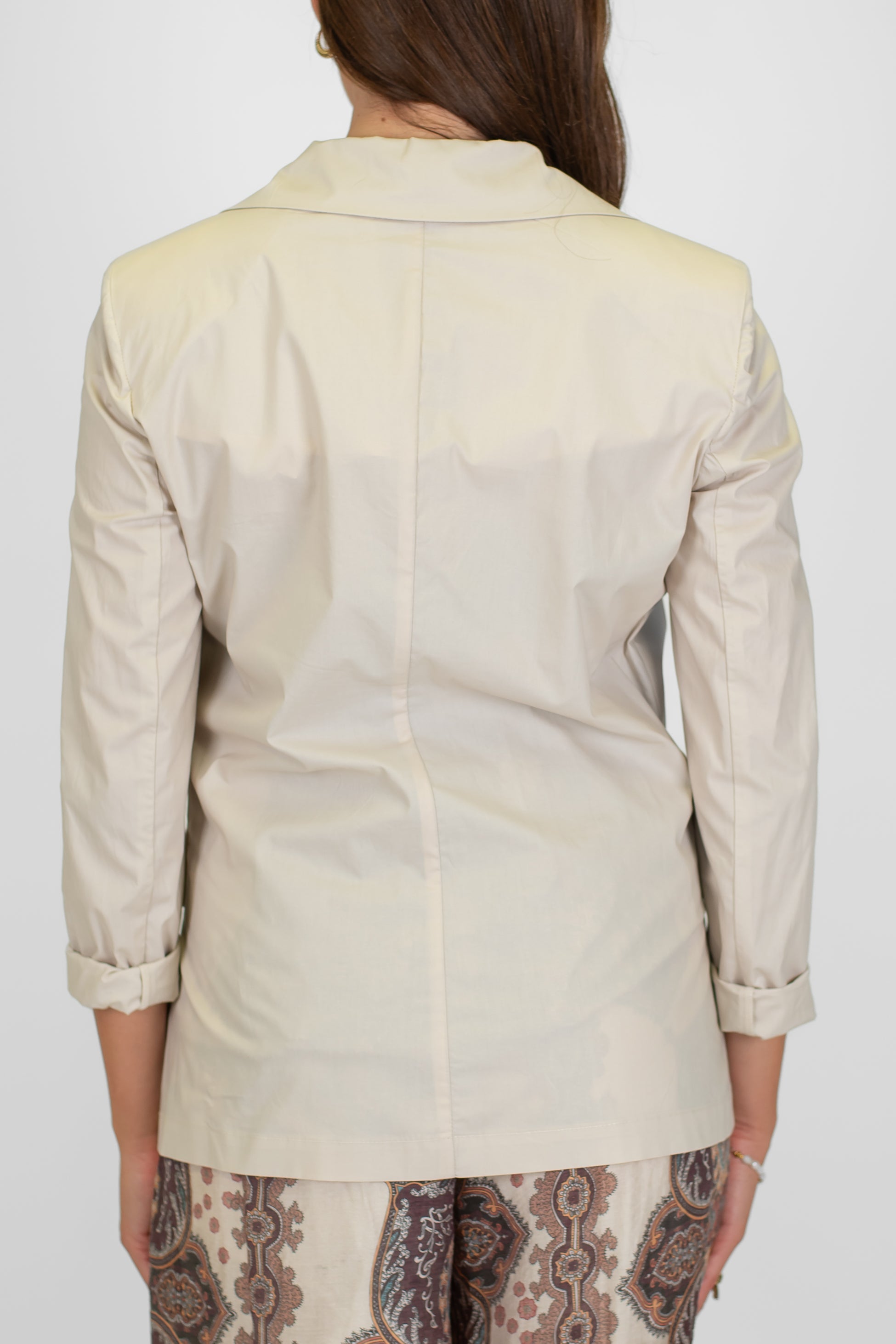 Tensione in - Giacca monopetto in cotone leggero