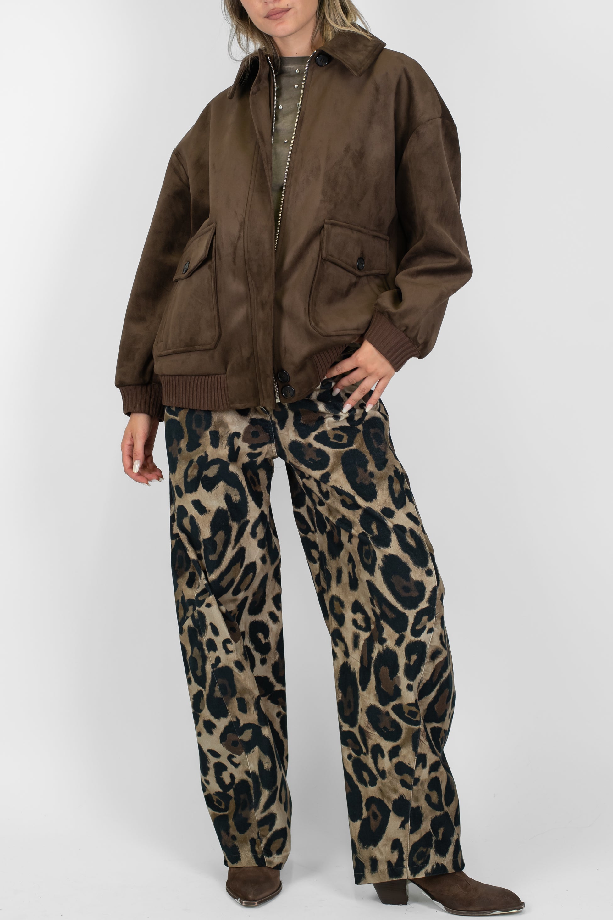 Haveone - Pantalone ballon fantasia animalier