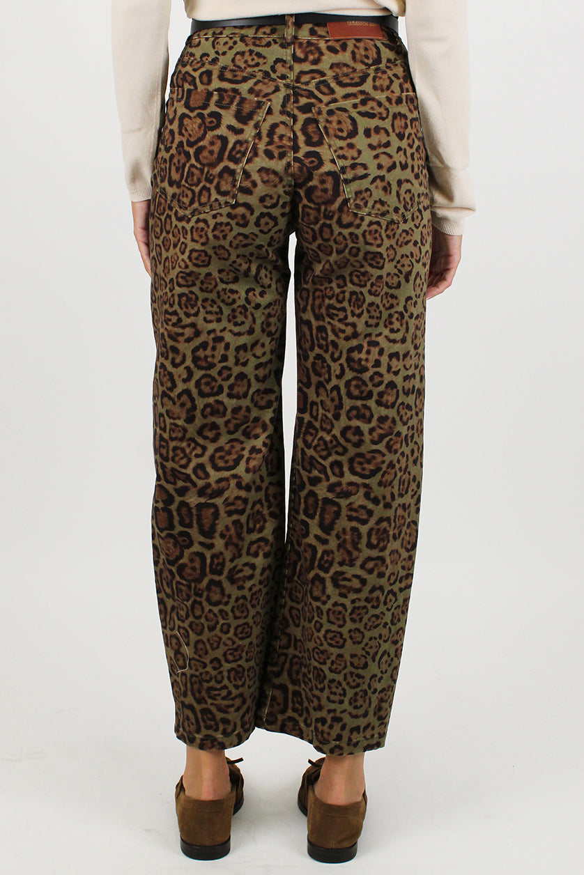 Tensione in - Pantalone fantasia maculata