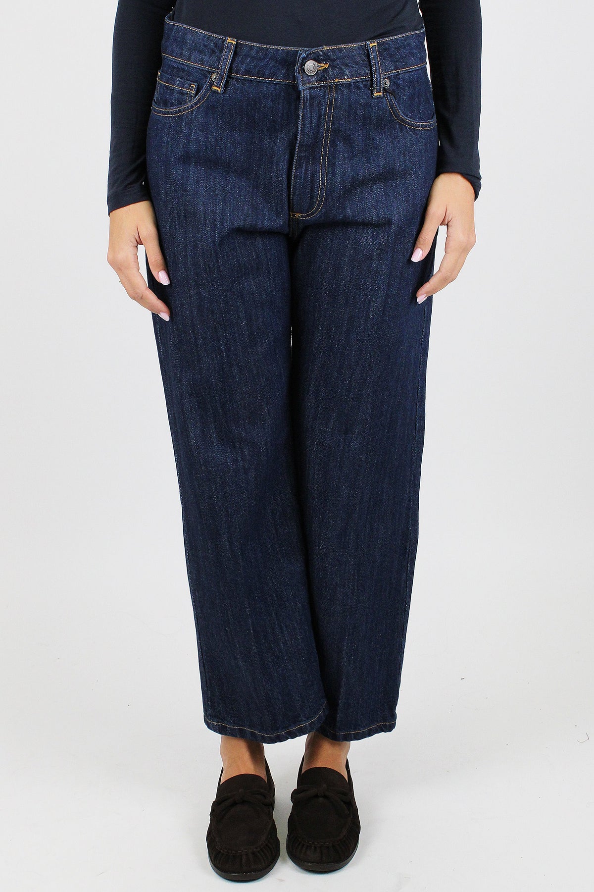 Tensione in -Jeans regular lavaggio scuro modello Tom