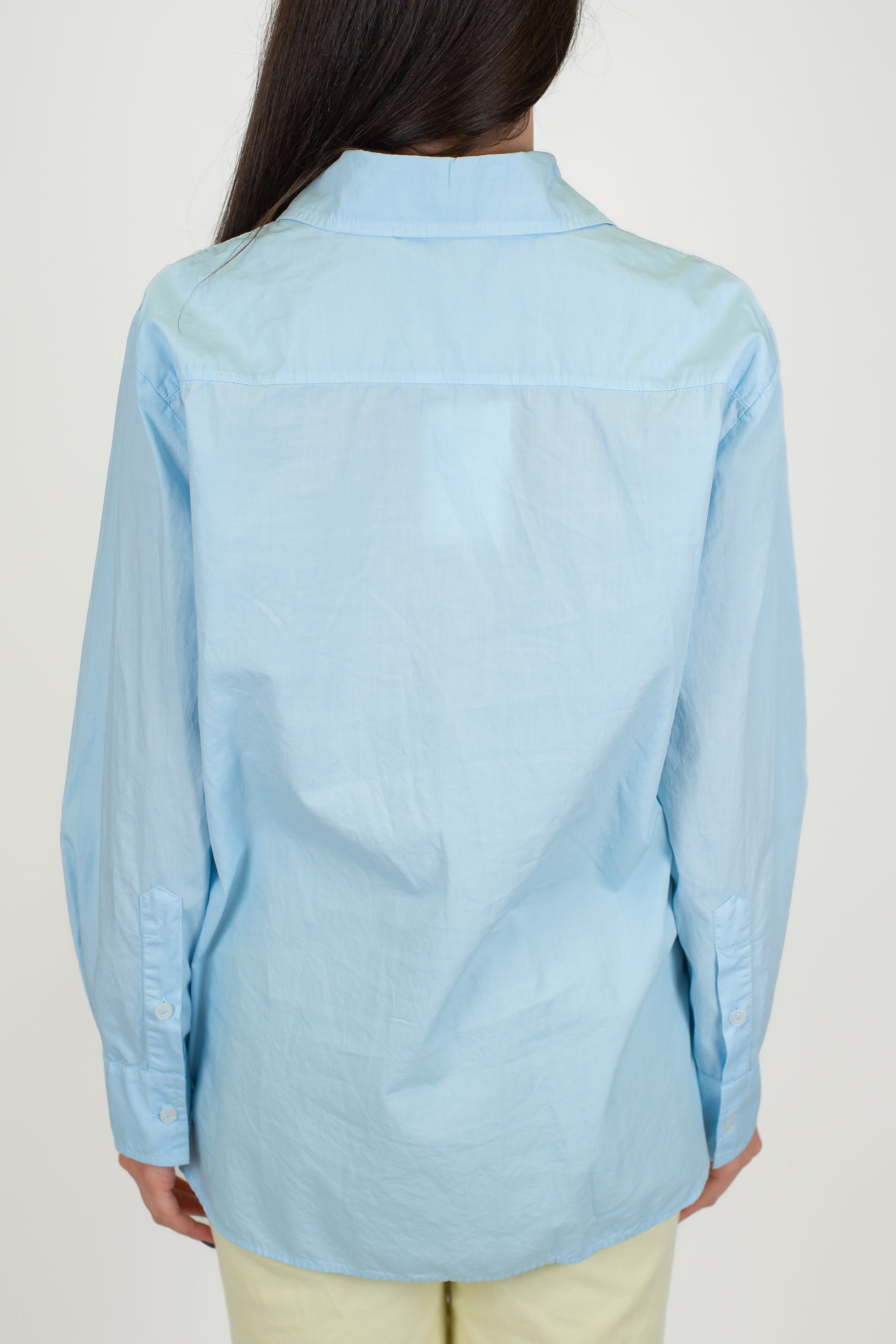 Motel - Camicia over tinta unita