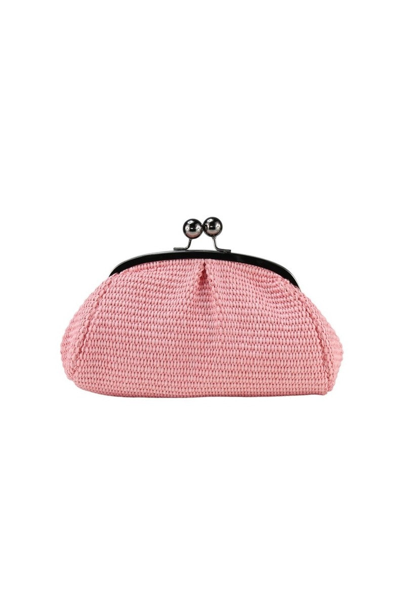 Clutch piccola in rafia