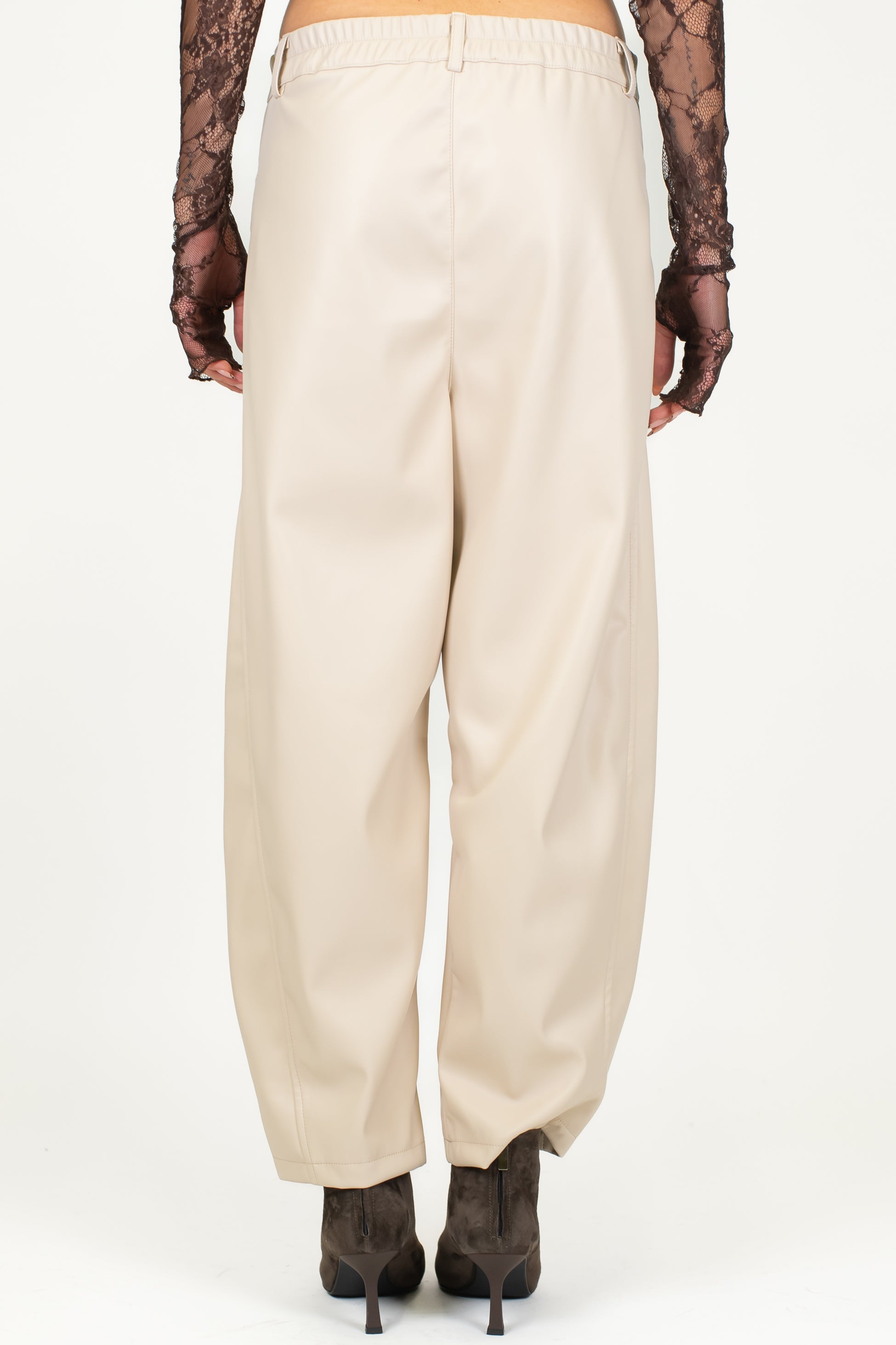 Haveone - Pantalone Balloon in ecopelle