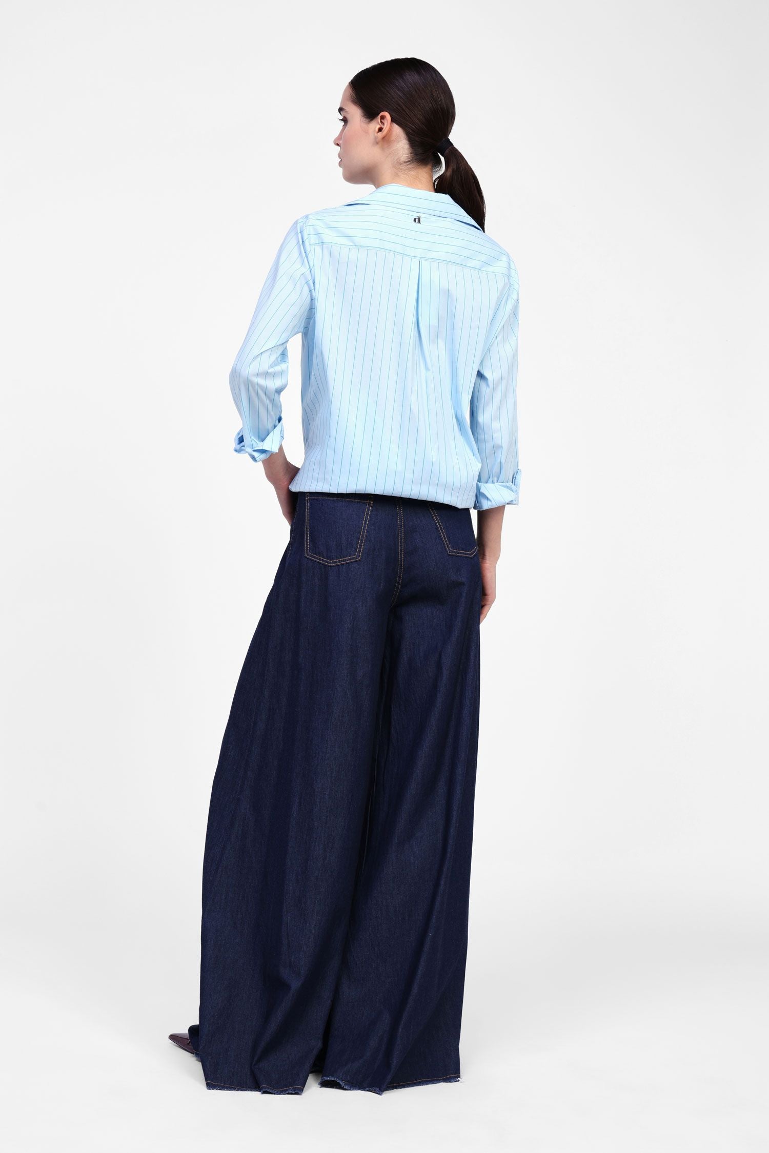 Dixie - Jeans a zampa lavaggio scuro