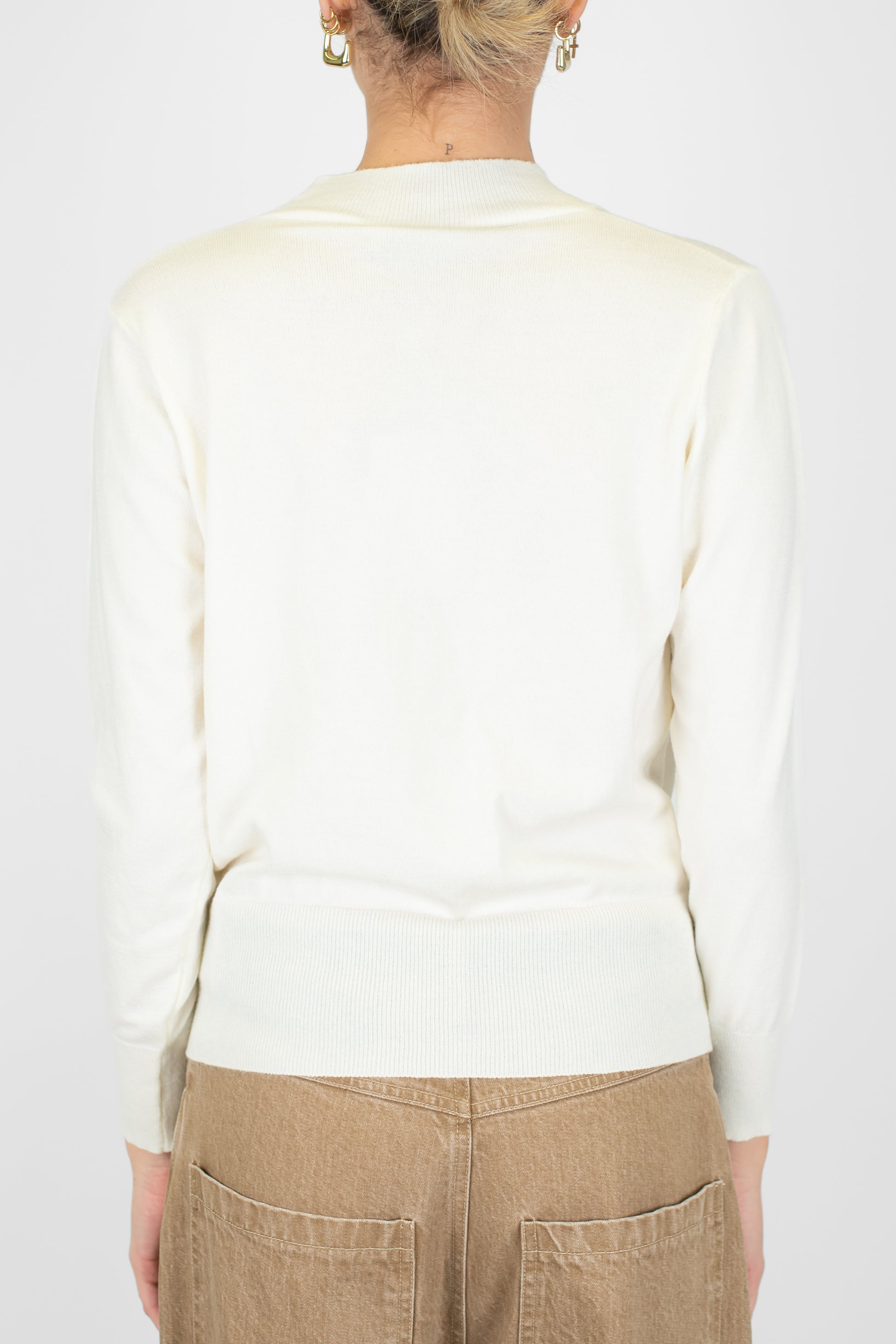 Motel - Maglia scollo a V ad incrocio