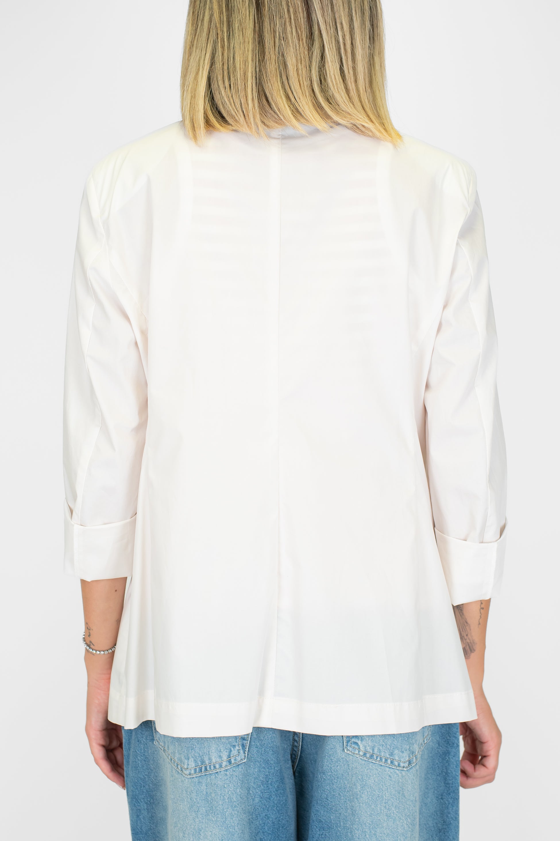 Maryley - Giacca monopetto sfoderata in tela paracadute